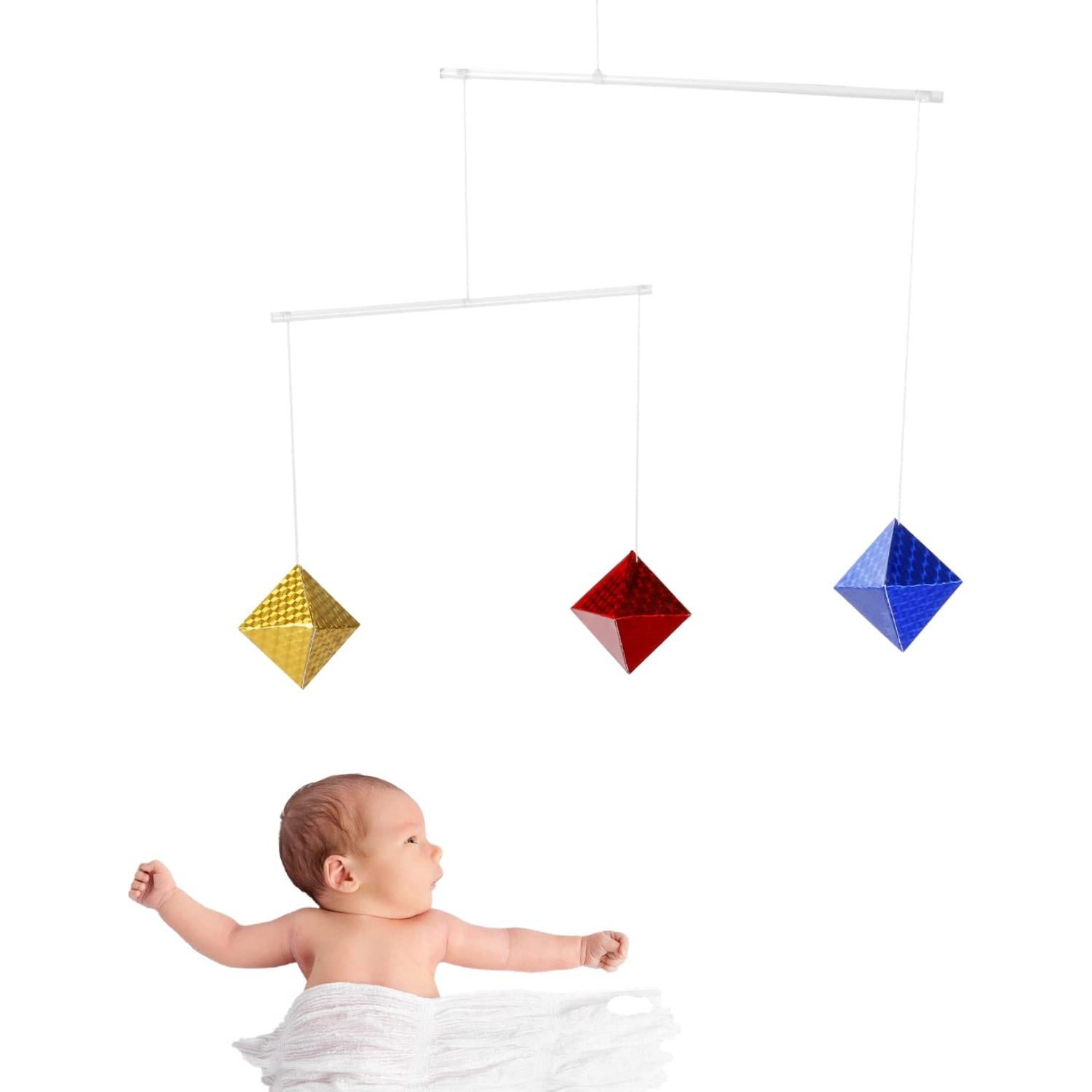 Juego de Móviles Montessori 4 Piezas - Munari, Gobbi, Octaedro, Dancer