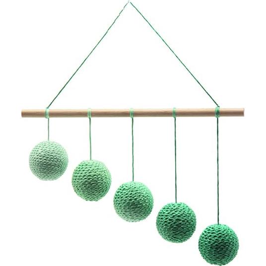 Móviles Visuales Montessori M.VITA - 4 Piezas Gobbi Verde