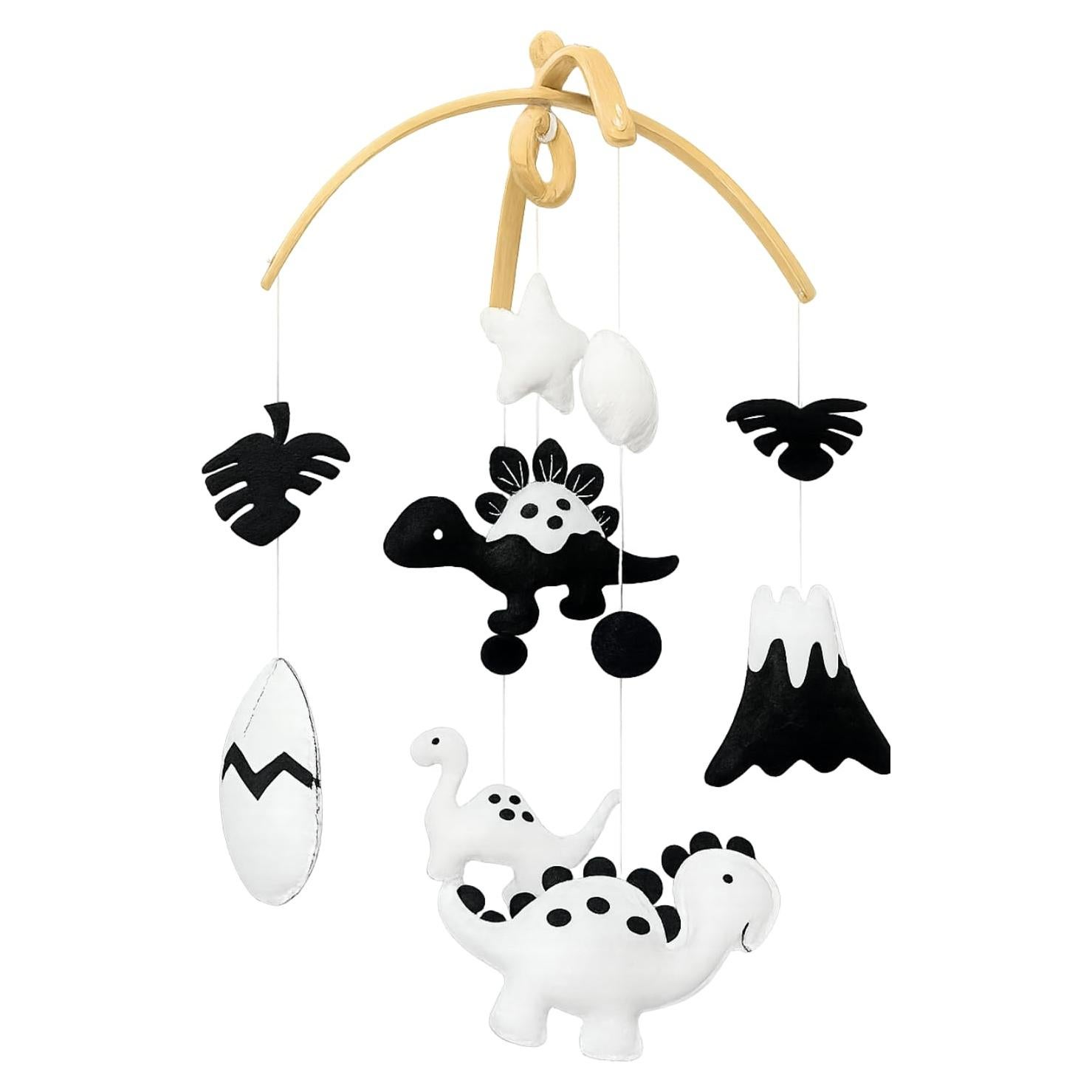 Móvil Montessori para Bebés VN3BTOY - Hecho a Mano en Fieltro y Madera