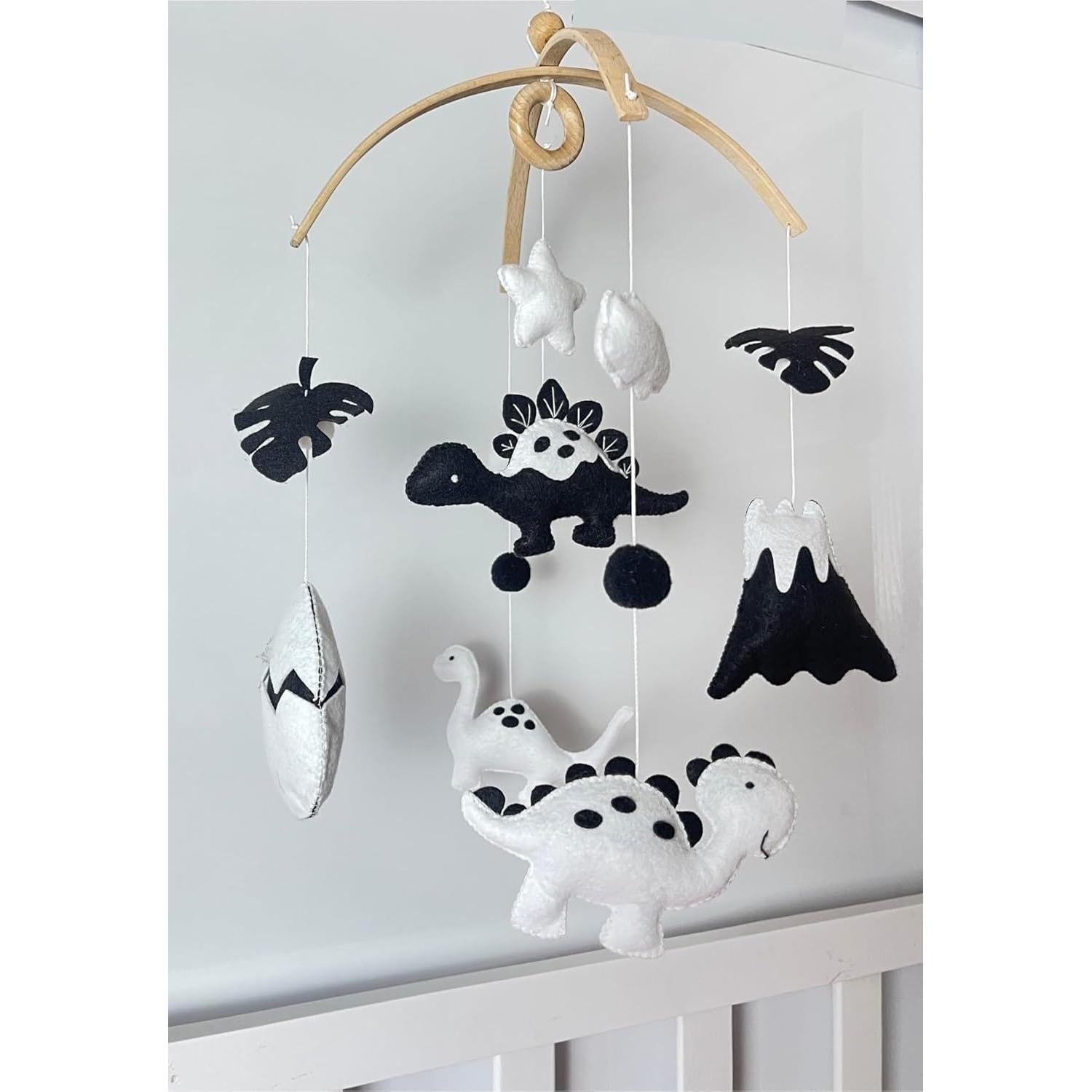 Móvil Montessori para Bebés VN3BTOY - Hecho a Mano en Fieltro y Madera