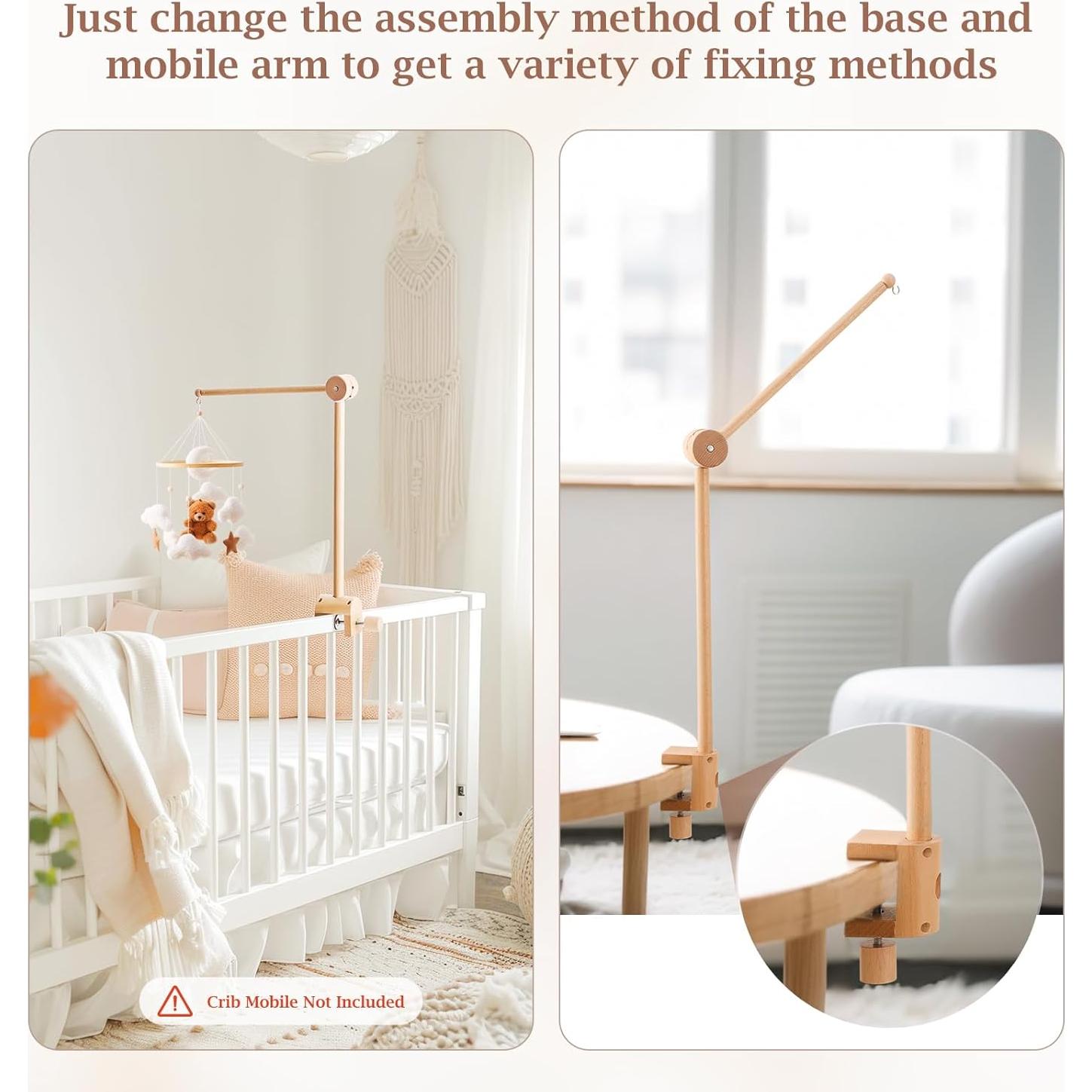 Brazo de Móvil para Cuna Hagámoslo - Madera Ajustable 71cm