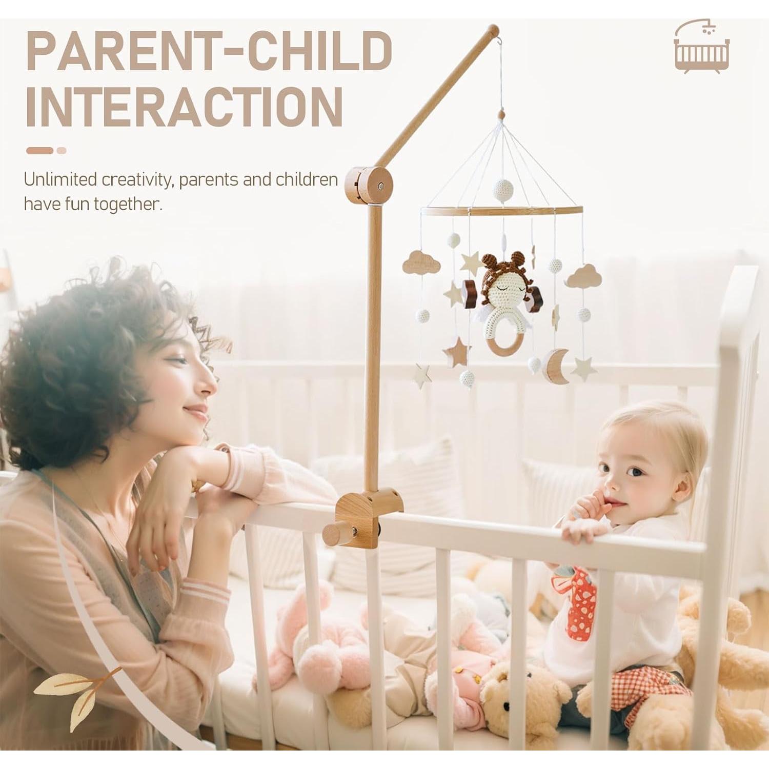 Brazo de Móvil para Cuna Hagámoslo - Madera Ajustable 71cm