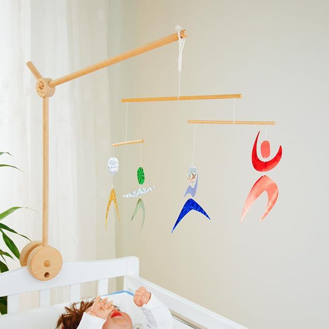 Móvil Montessori Munari con Octaedro y bailarines - 30 cm