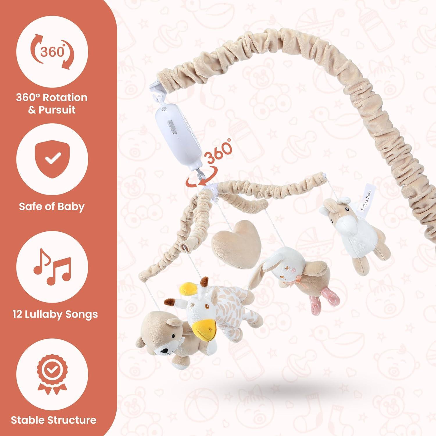 Móvil Musical para Cuna VIPUS WP-A05 con 12 Canciones