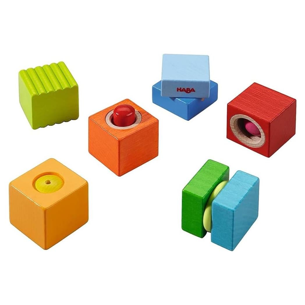 Bloques de Madera HABA con Sonidos para Niños 1-3 Años