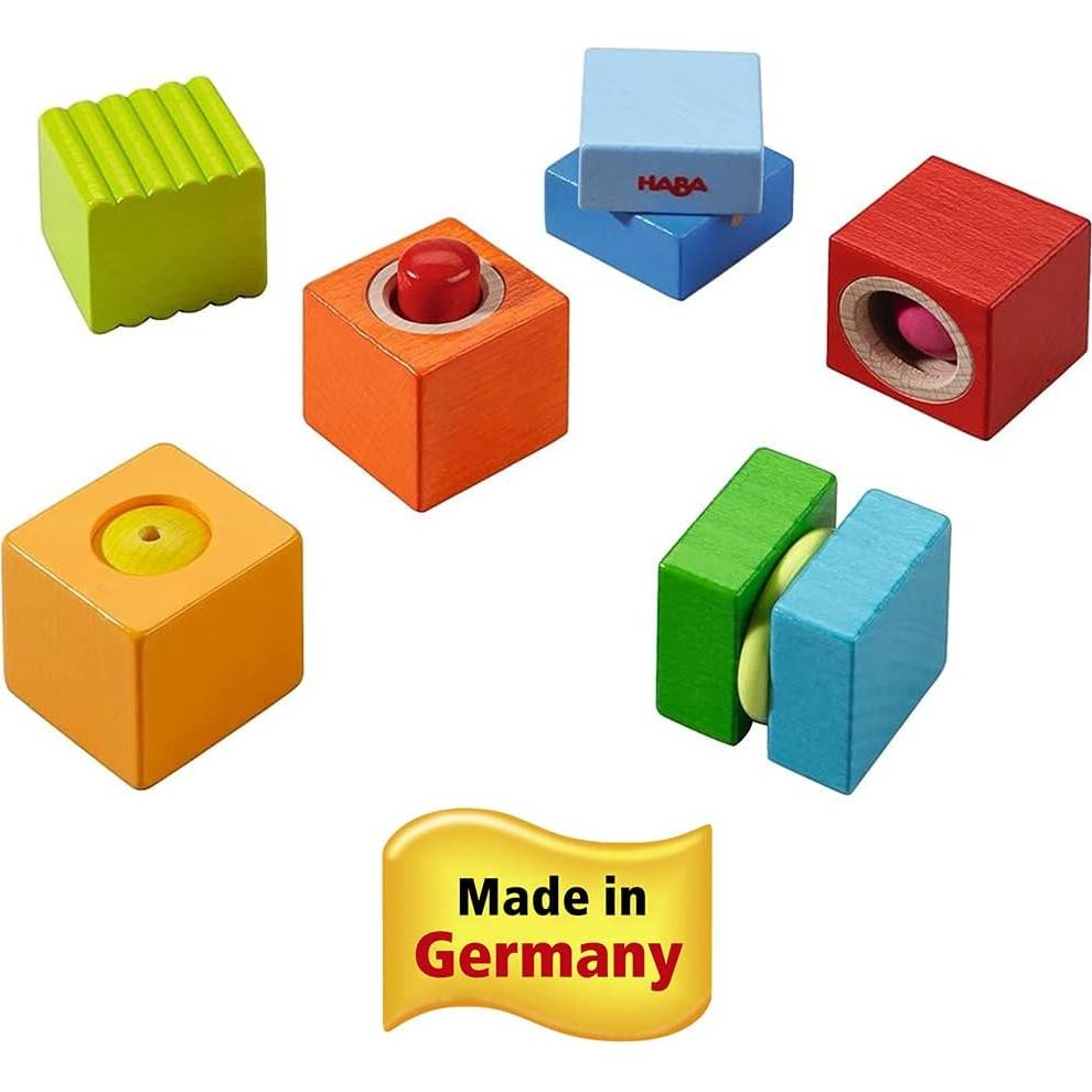 Bloques de Madera HABA con Sonidos para Niños 1-3 Años