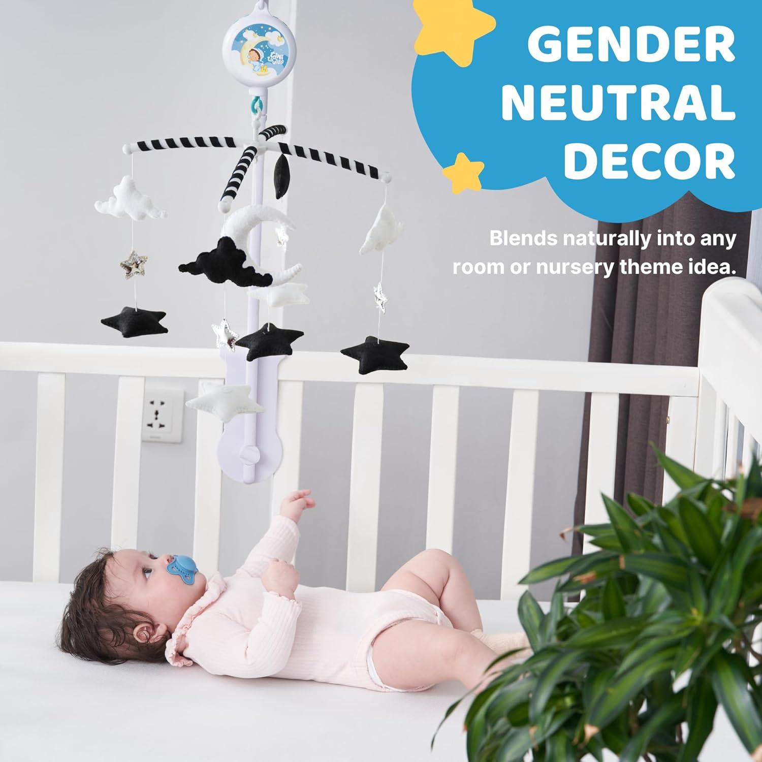 Móvil Montessori Tinitigies con Música y Estrellas - 12 Canciones