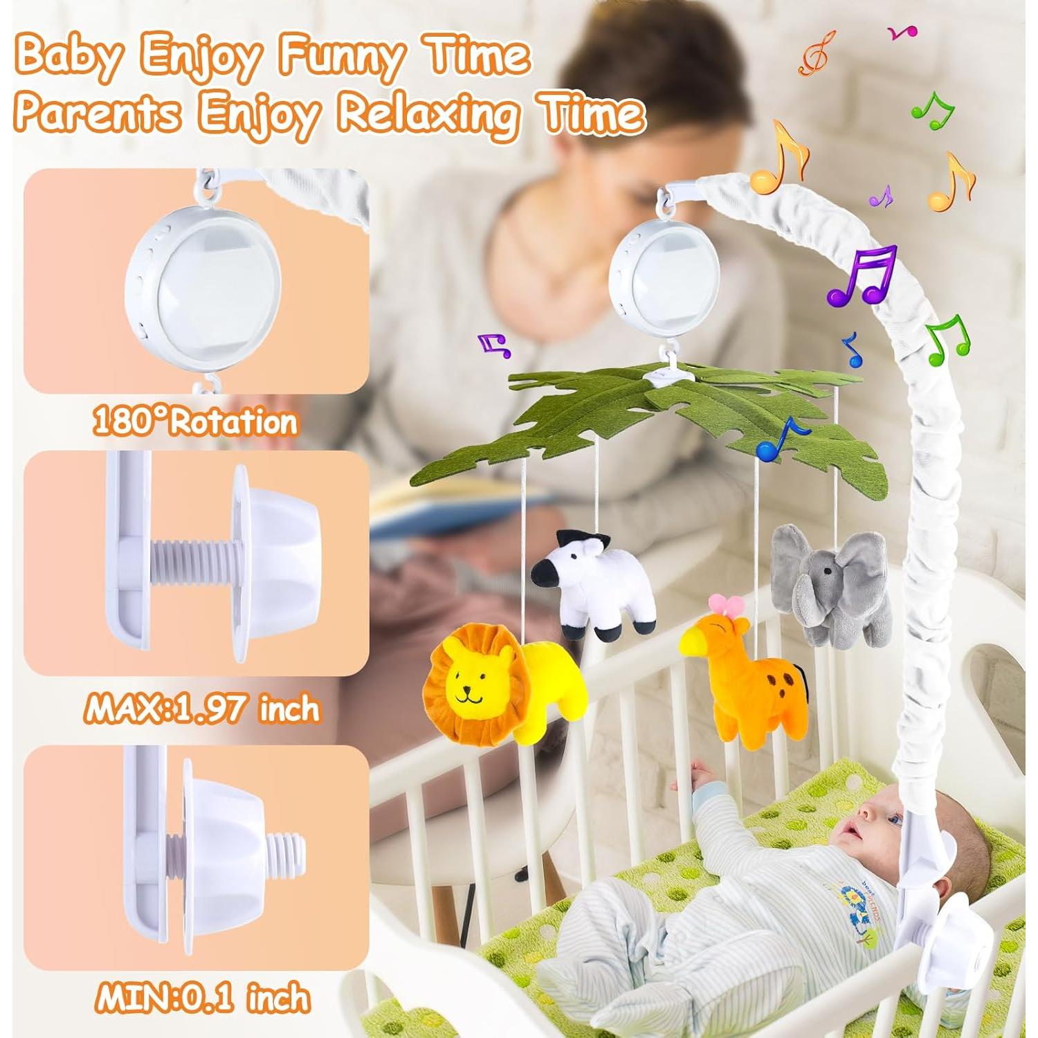 Móvil para Cuna Shantou con Música, Luces y Control Remoto