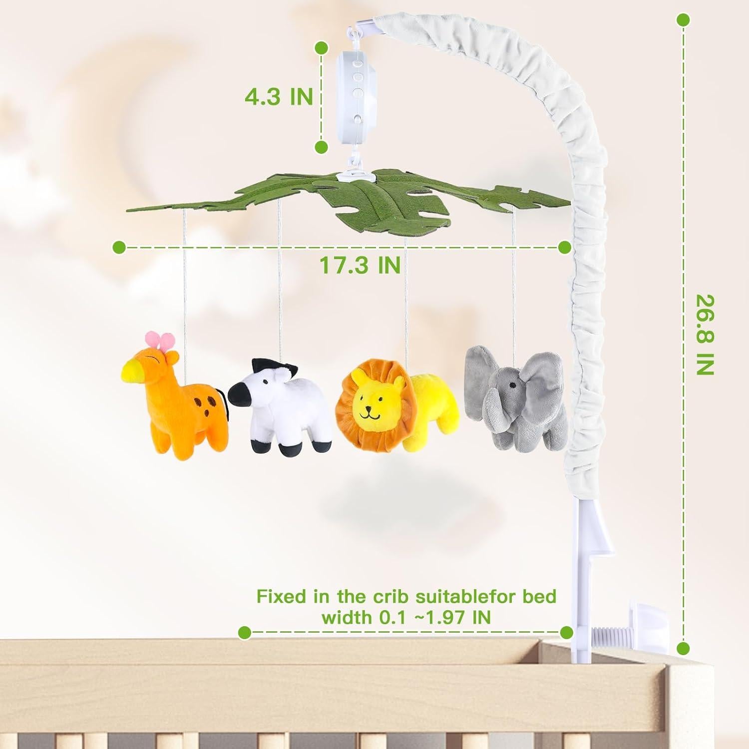 Móvil para Cuna Shantou con Música, Luces y Control Remoto