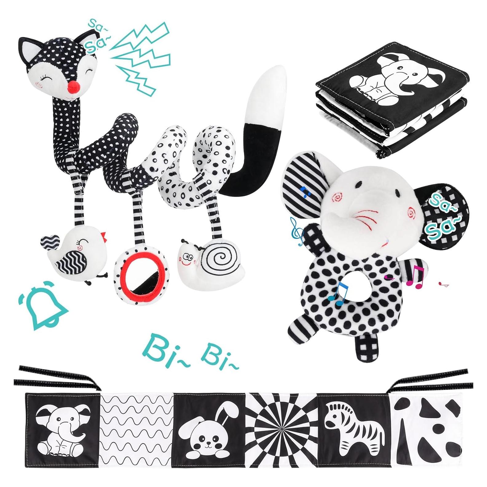 Juguetes para Asiento de Coche AJsupojouet Zorro 0-6 Meses