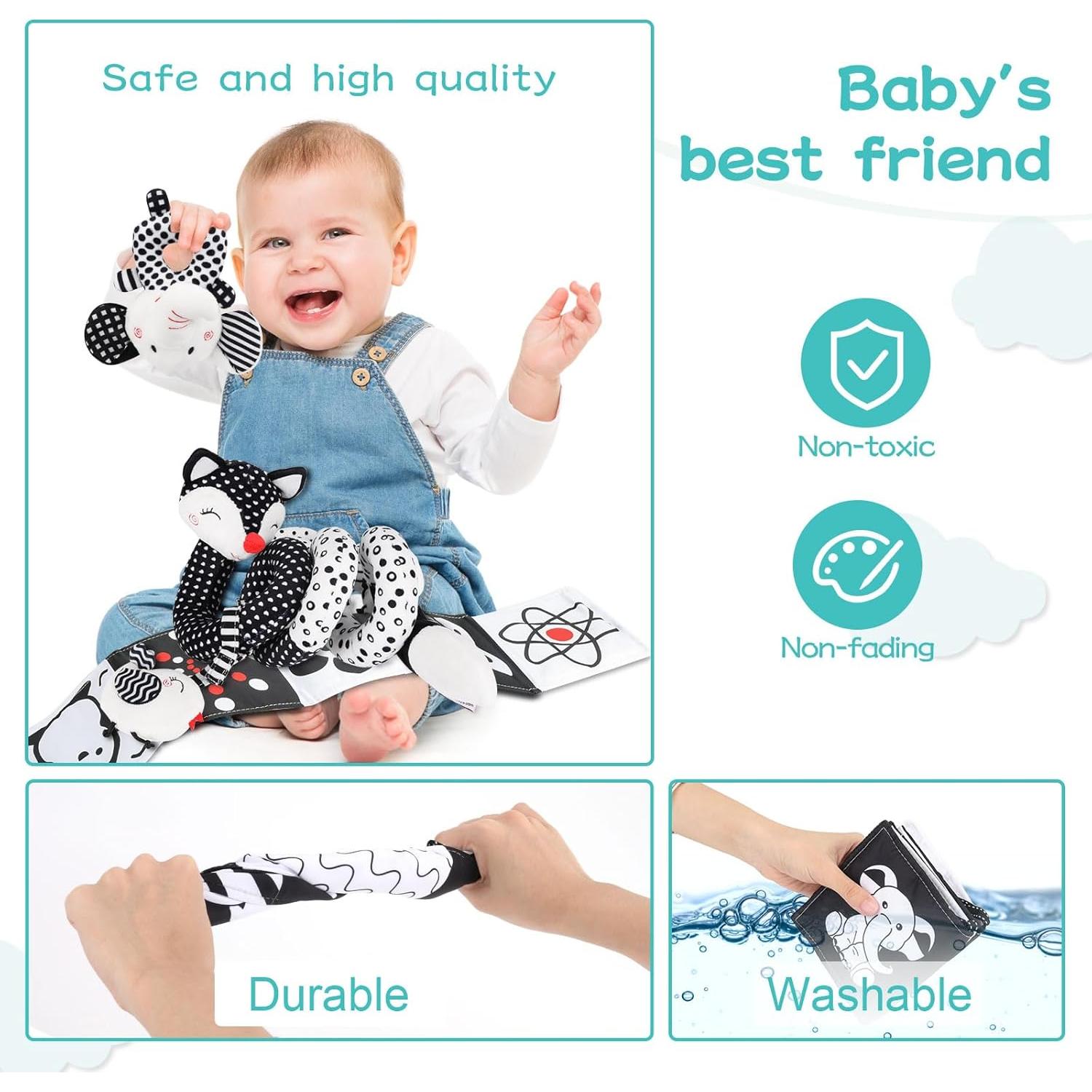 Juguetes para Asiento de Coche AJsupojouet Zorro 0-6 Meses