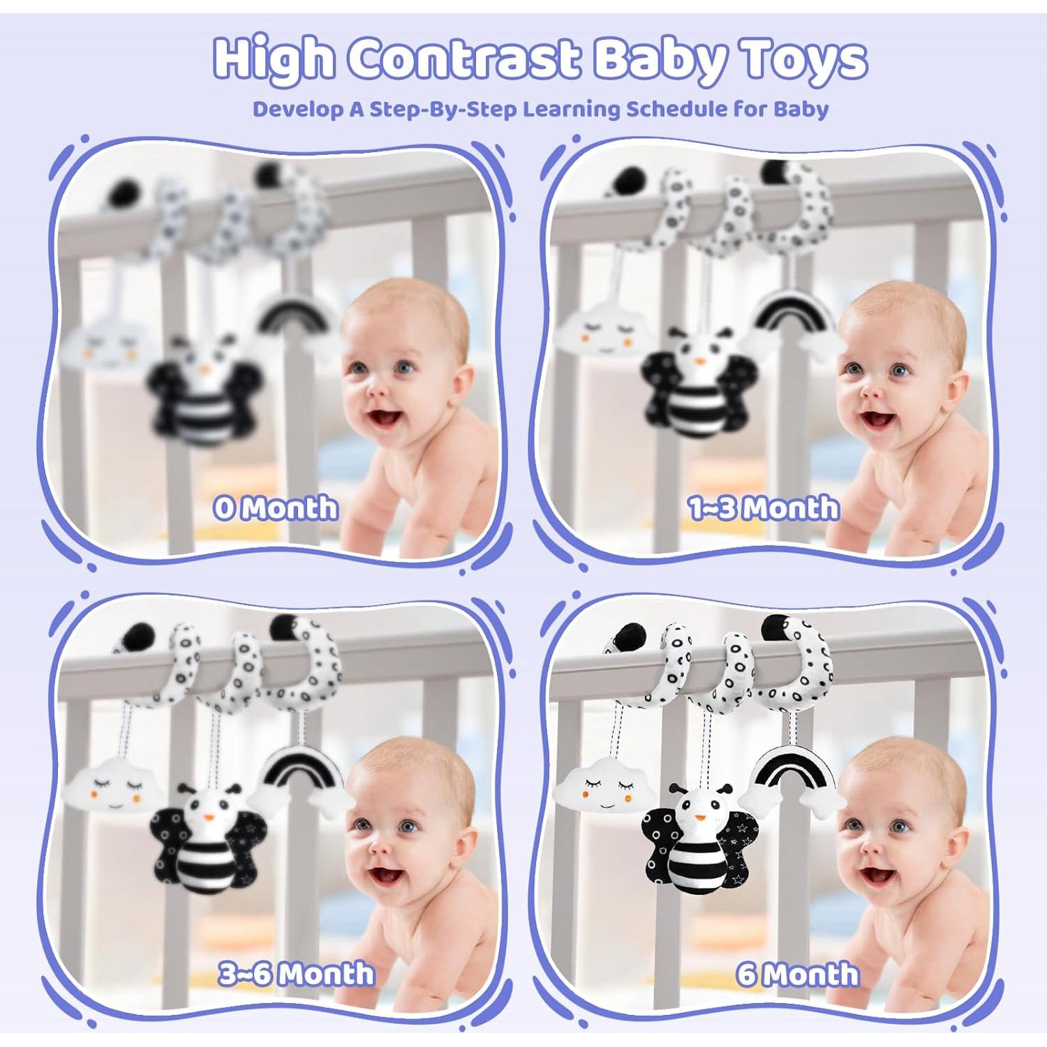 Juguetes Sensoriales Montessori Starrykids para Bebés 0-6 meses