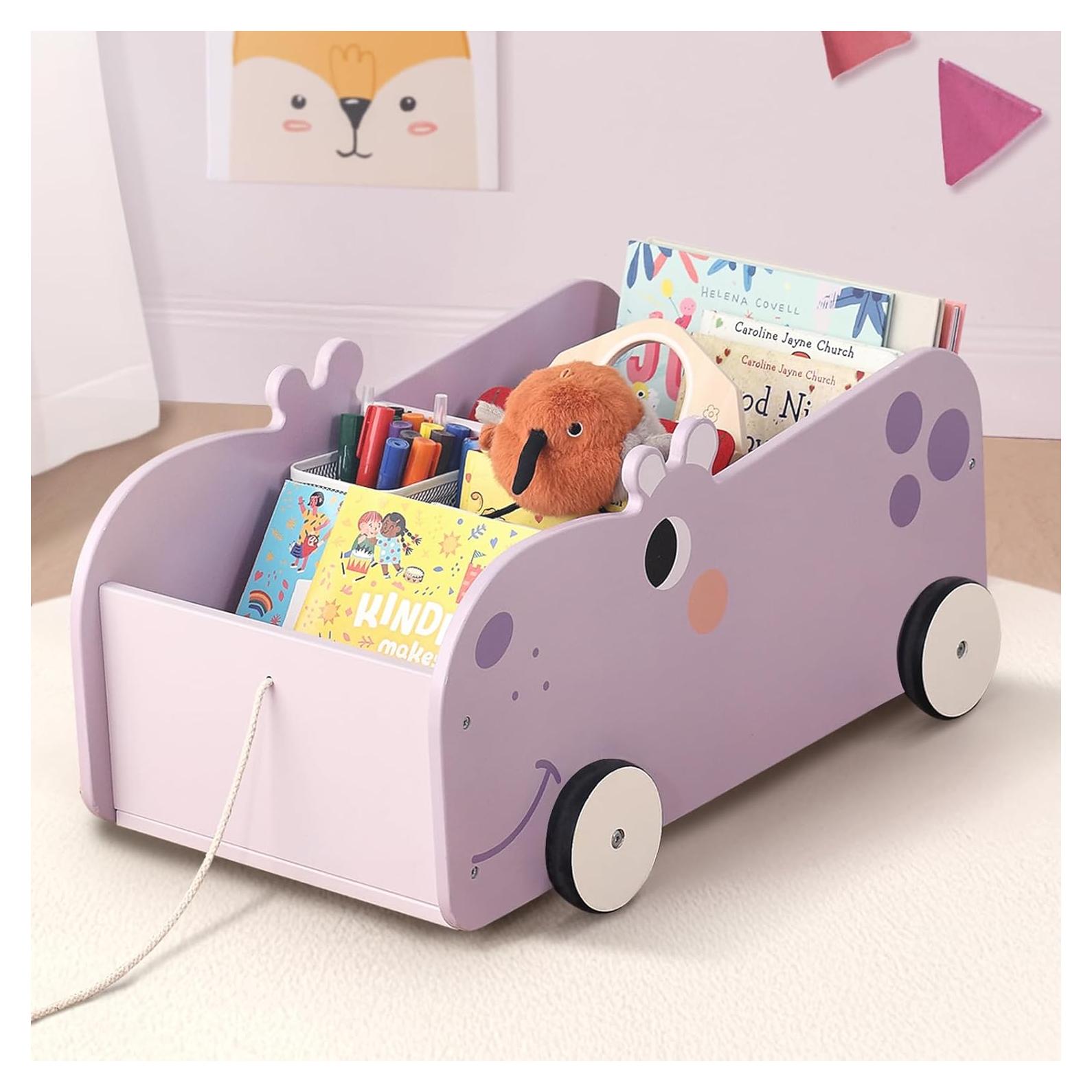 Estantería Montessori para Niños - Hipopótamo, 60x36.6 cm