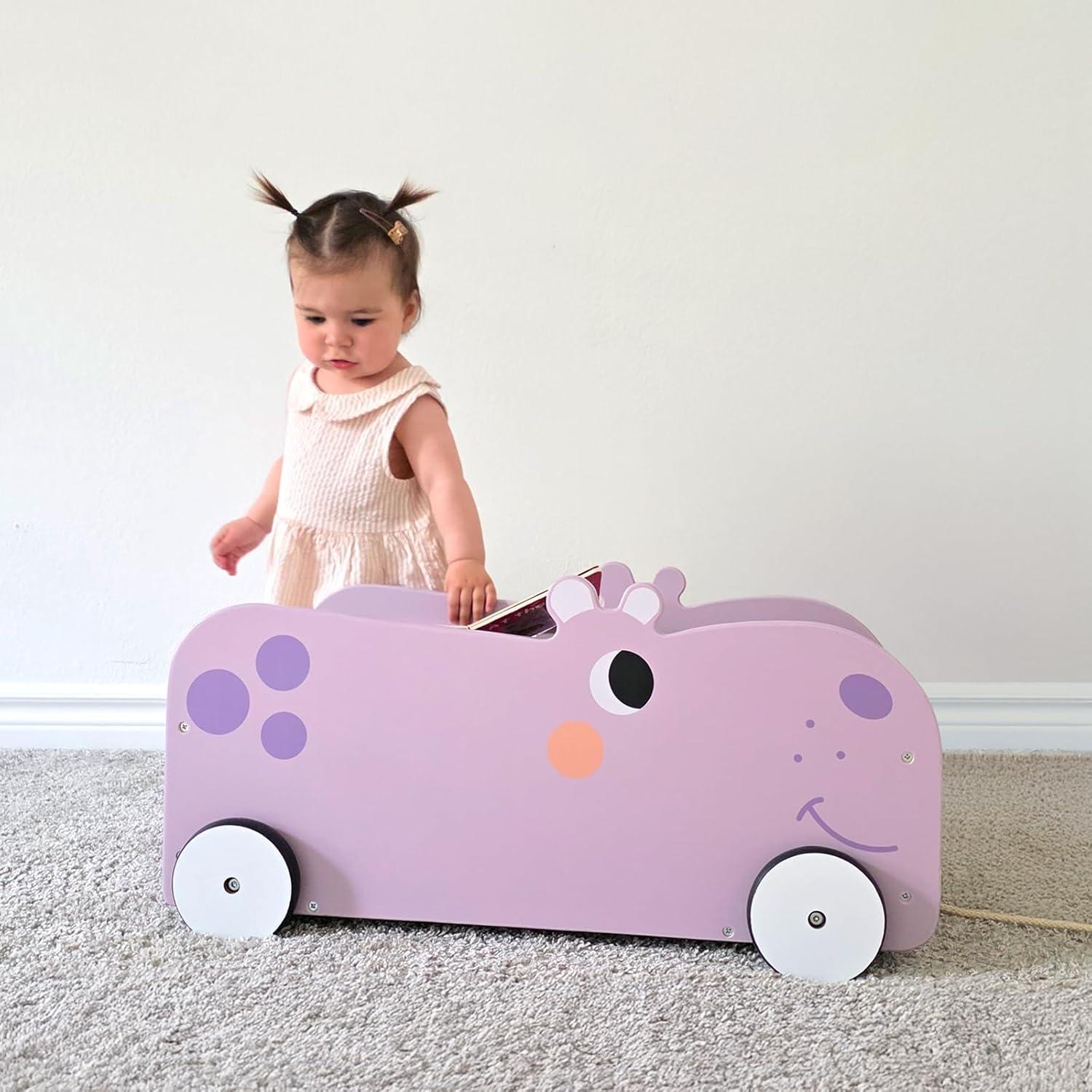 Estantería Montessori para Niños - Hipopótamo, 60x36.6 cm