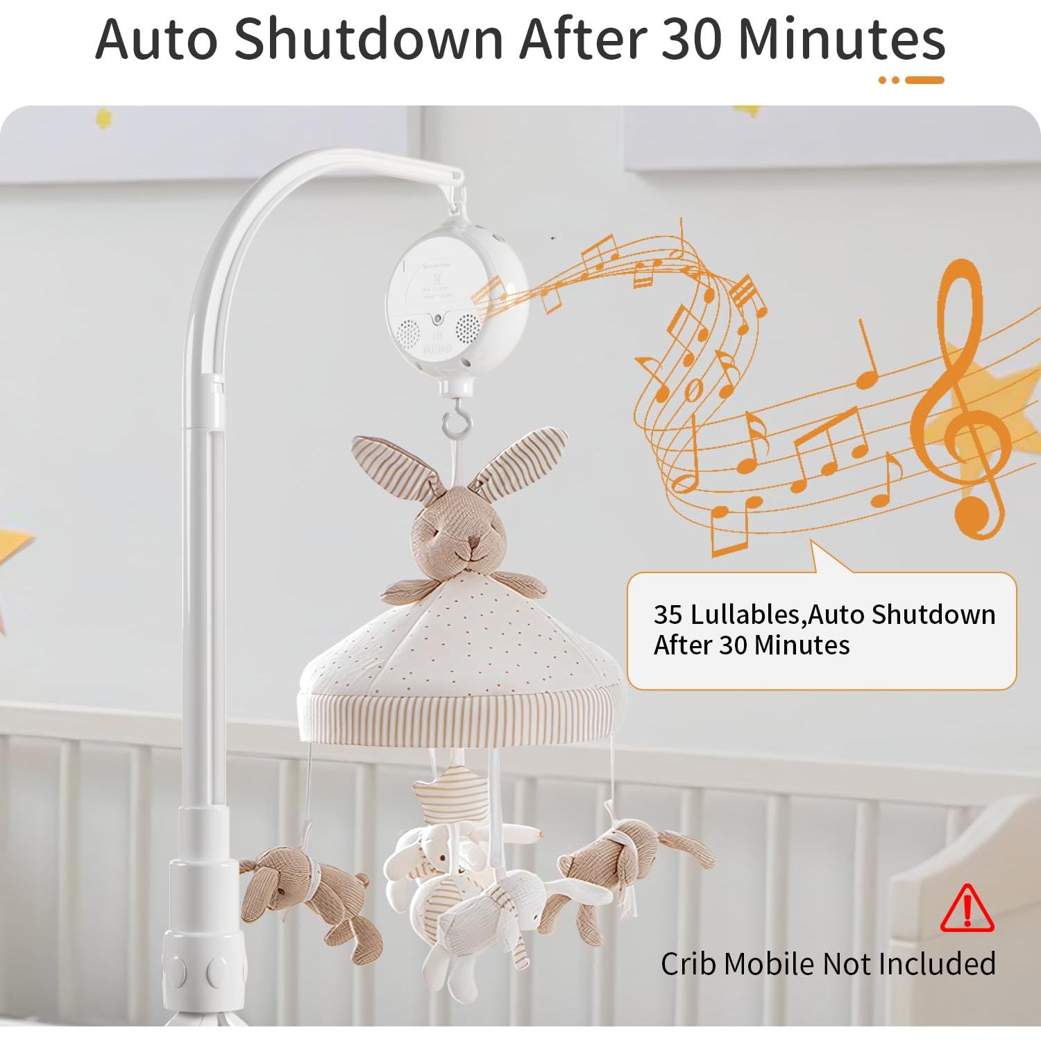 Caja de Música Móvil para Cuna FEISIKE AMB185 con 35 Canciones