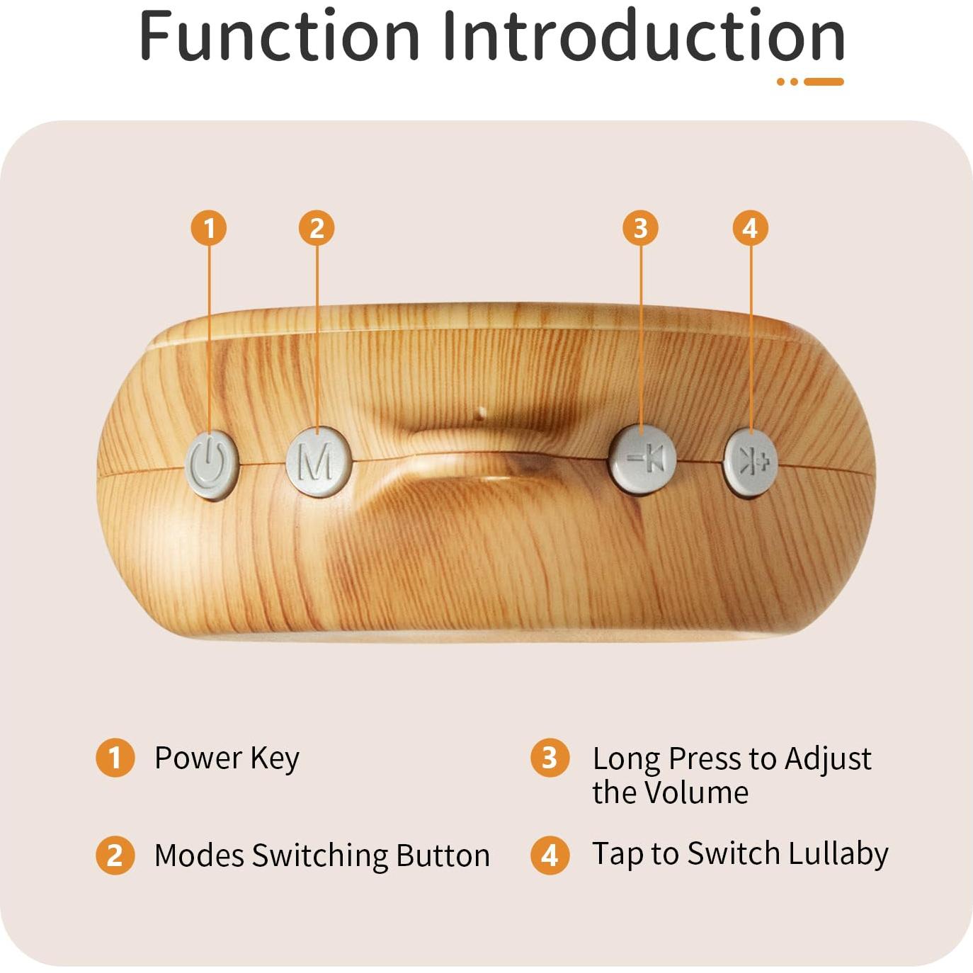Motor de Móvil para Cuna FEISIKE con 35 Canciones de Cuna
