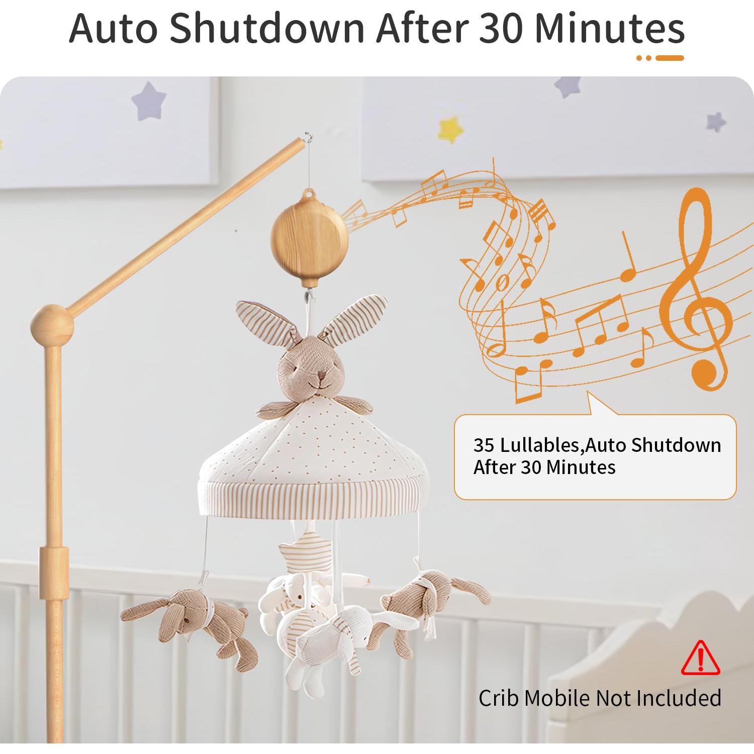 Motor de Móvil para Cuna FEISIKE con 35 Canciones de Cuna