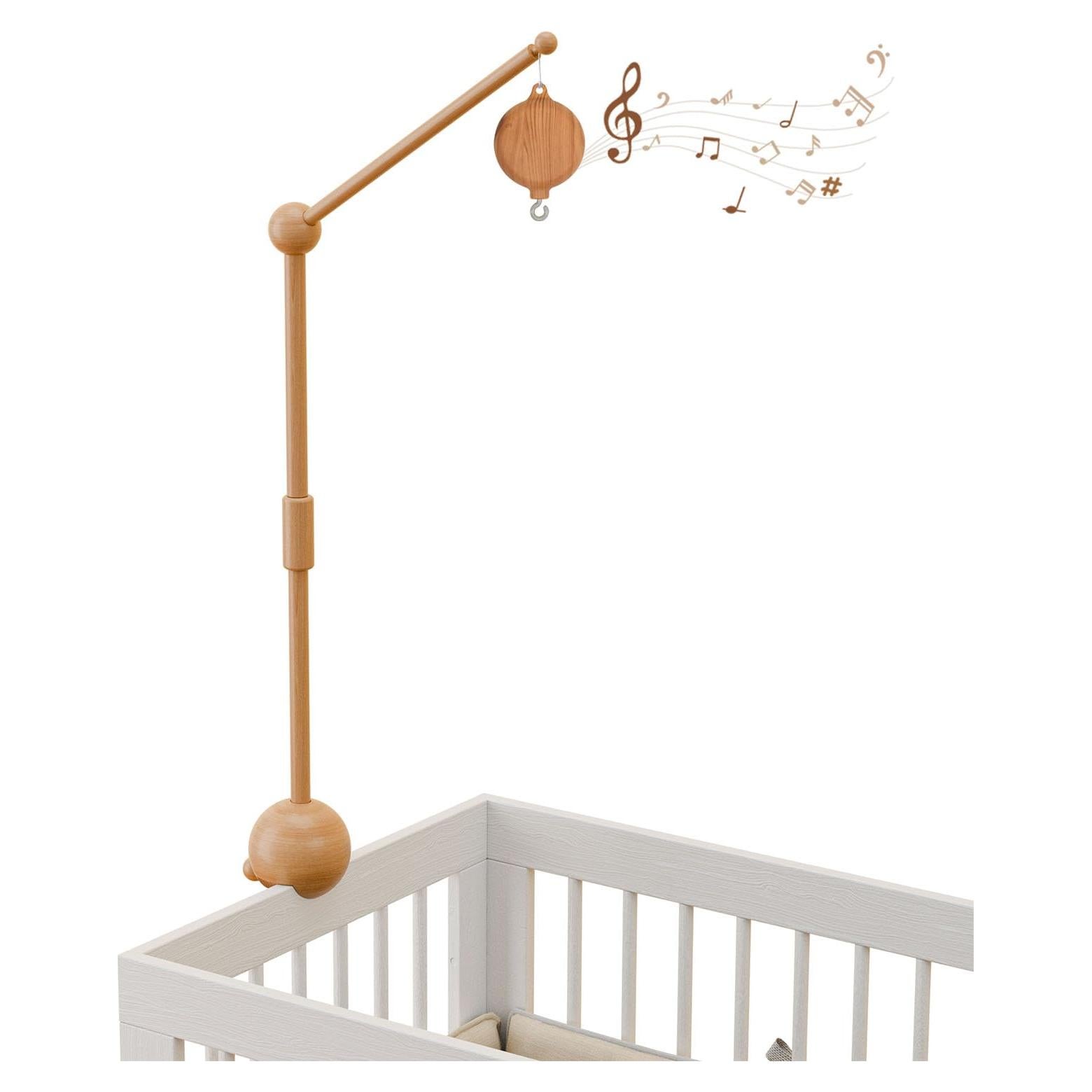 Brazo de Móvil para Cuna de Madera Haya con Música 82.5 cm