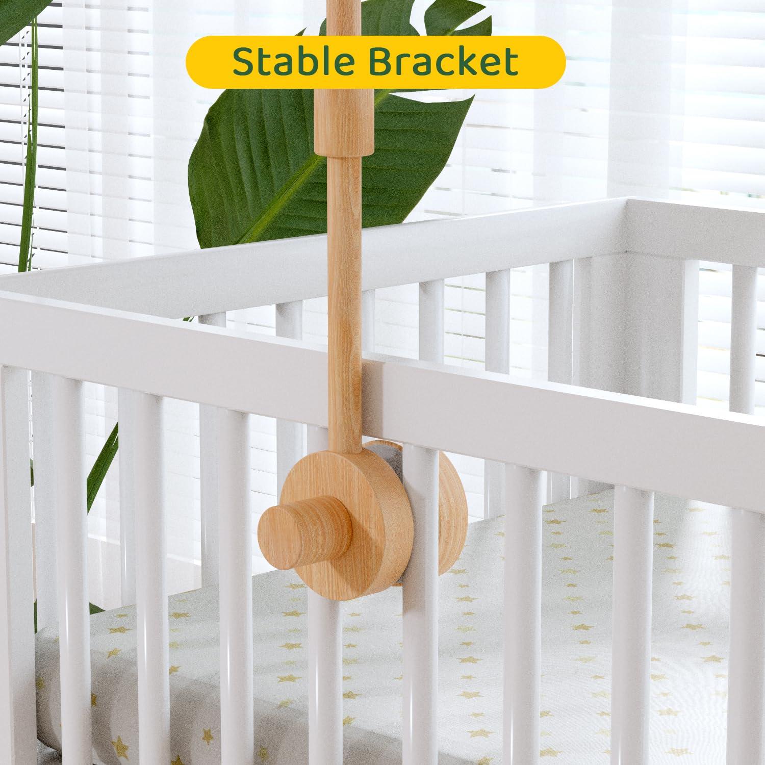 Móvil de Cuna Musical FEISIKE 86.36 cm Animales del Bosque