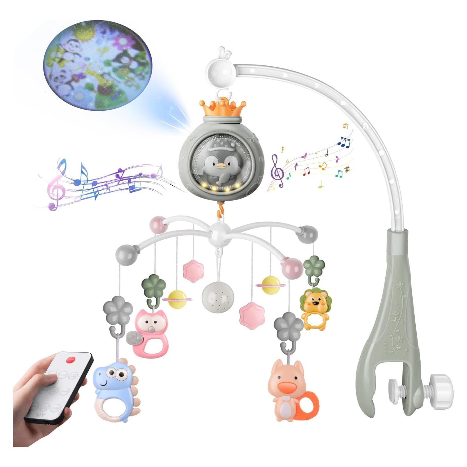 Móvil de Cuna Musical AIYINGLE con Proyección y Luces