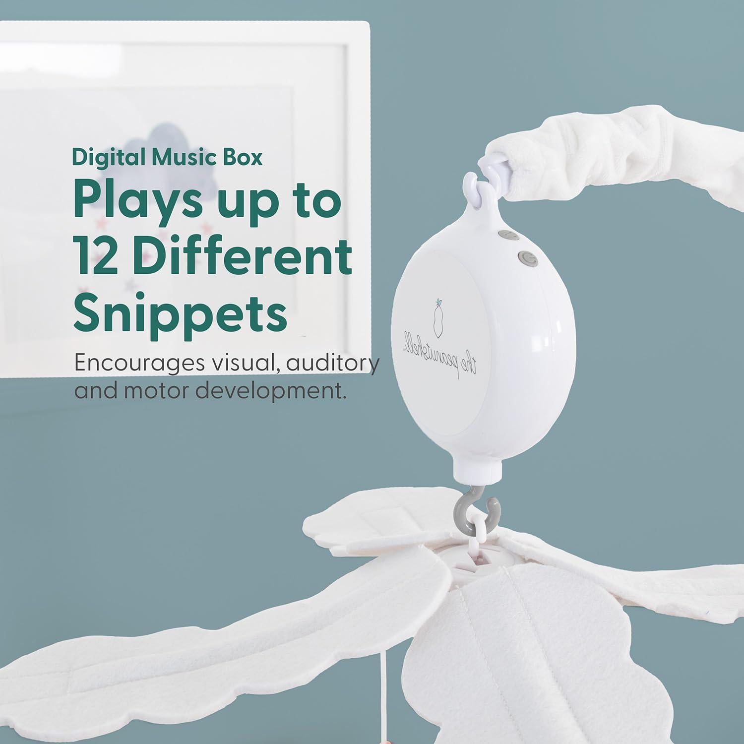 Móvil de Cuna Musical The Peanutshell Espacial 12 Nanas