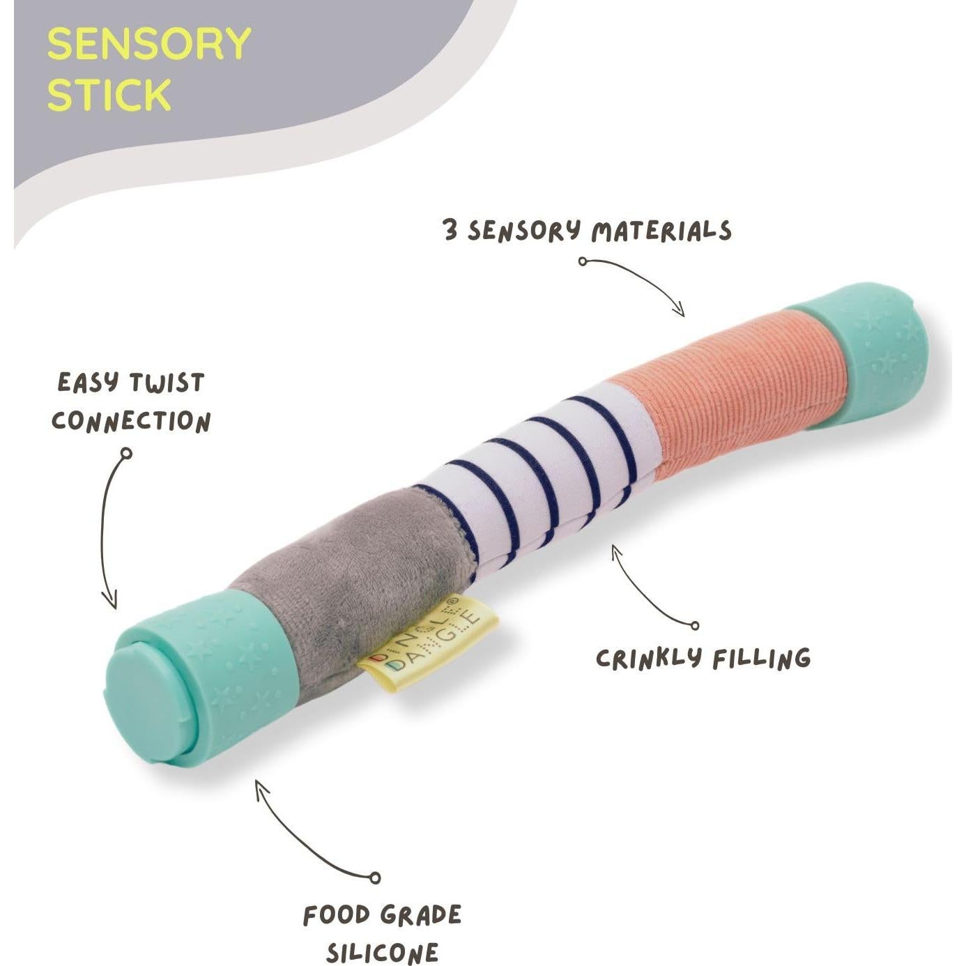 Móvil de Viaje Dingle Dangle para Bebés - Ligero y Portátil
