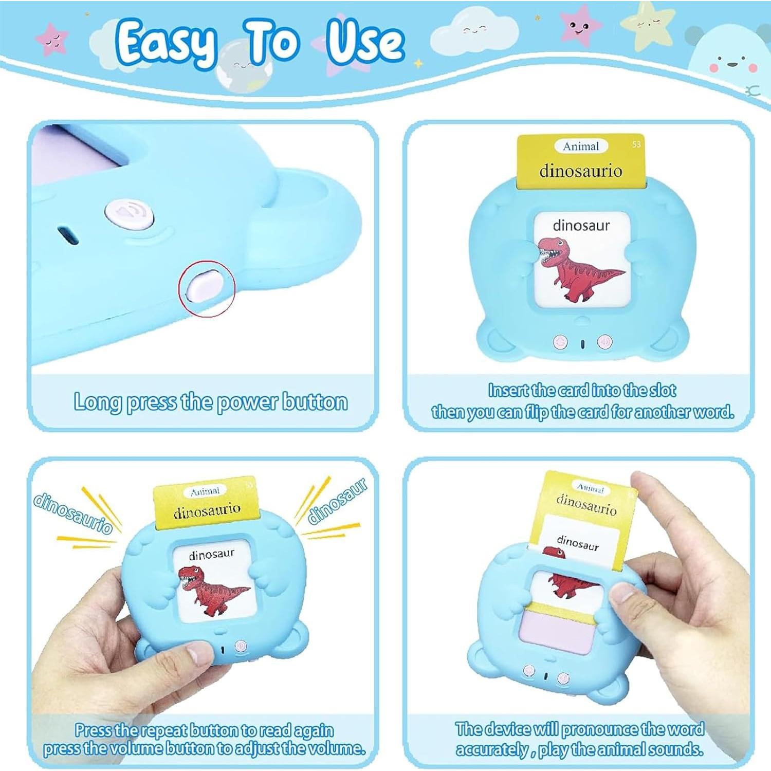 Tarjetas de Flash Bilingües 510 Palabras 5 ALARM - Juguetes Educativos