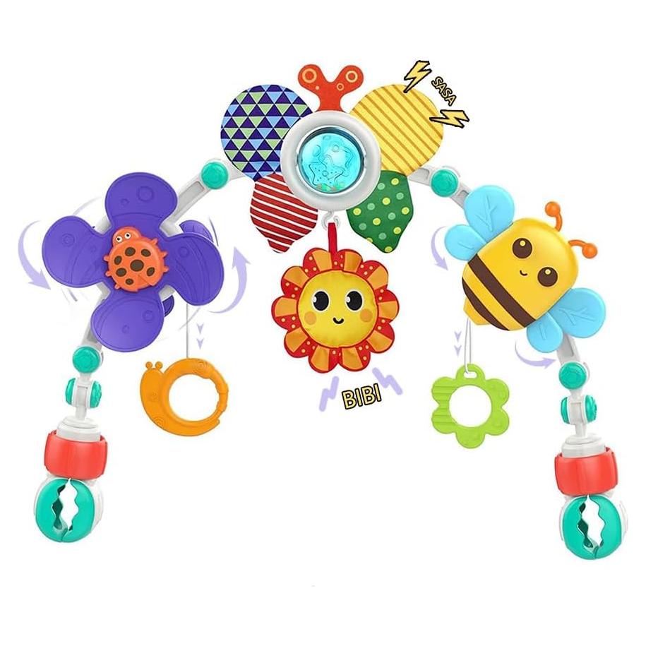 Móvil de Viaje para Bebé Willway con Juguetes Musicales