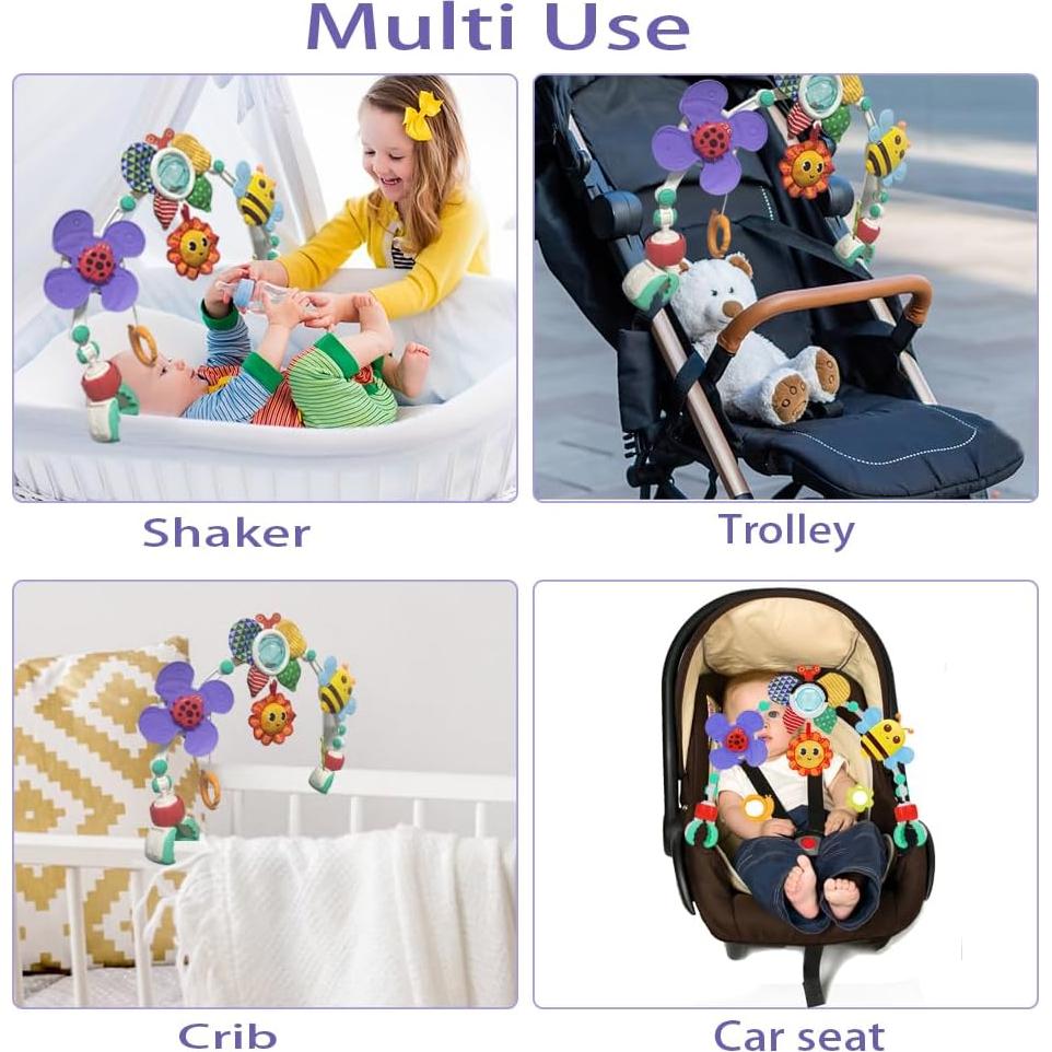 Móvil de Viaje para Bebé Willway con Juguetes Musicales