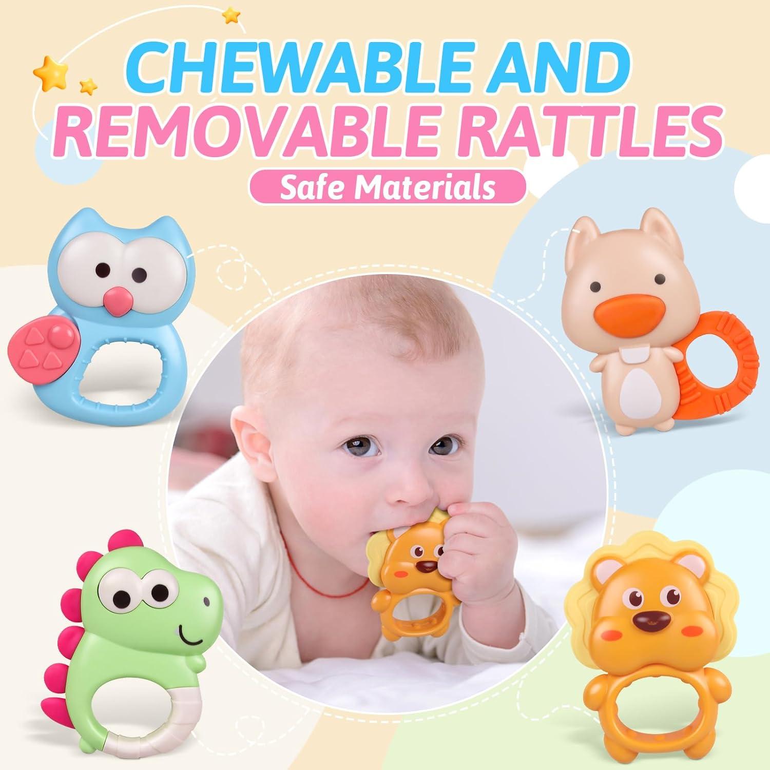 Móvil de Cuna Musical Al YING LE con Proyector y Sonajeros