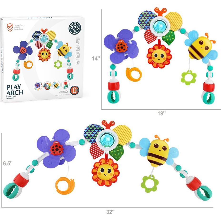 Arco de Juguete Ajustable SINOMARS para Cochecito de Bebé