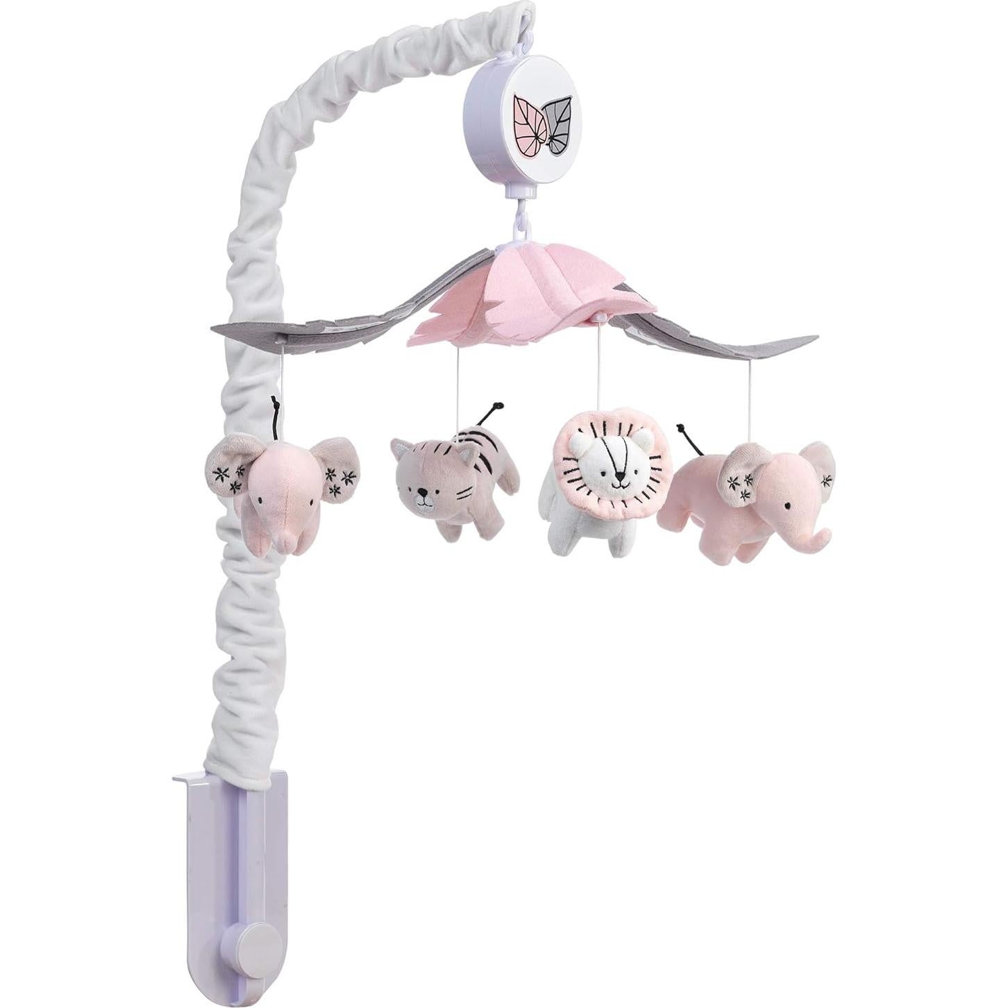 Móvil Musical para Cuna Lambs & Ivy Selva Feliz 35.5cm