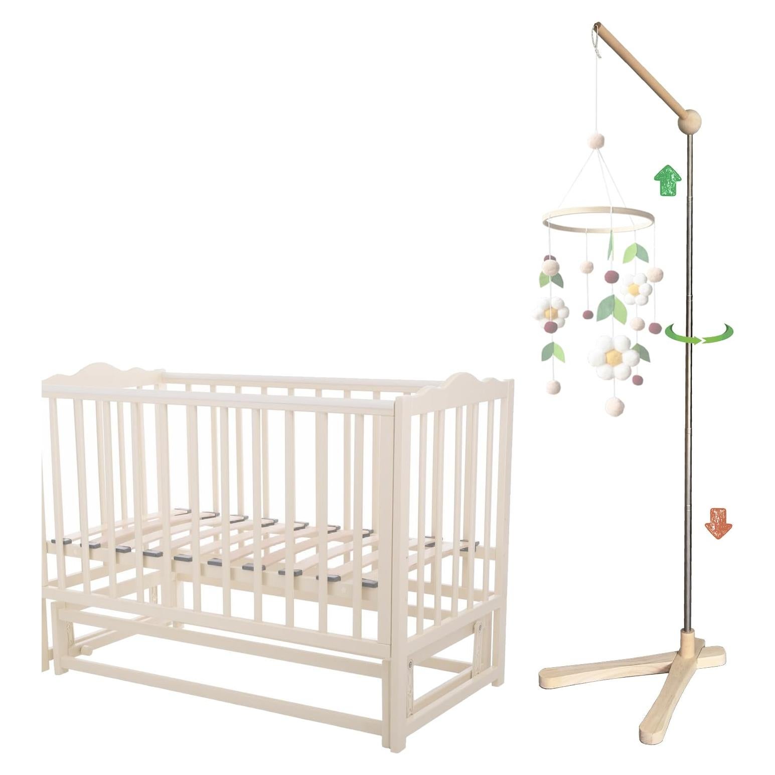 Brazo de Móvil de Cuna de Madera Tuiiopoli 100% Natural