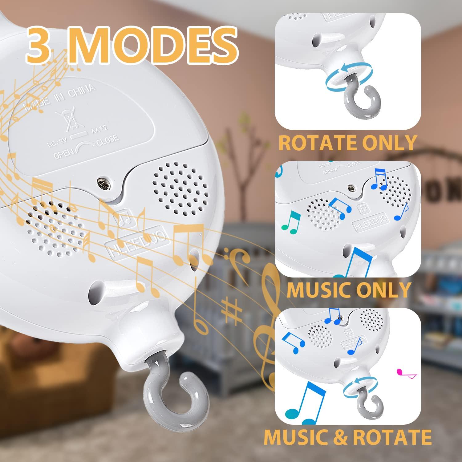 Caja de Música Móvil Avelin para Bebé con 12 Lullabies