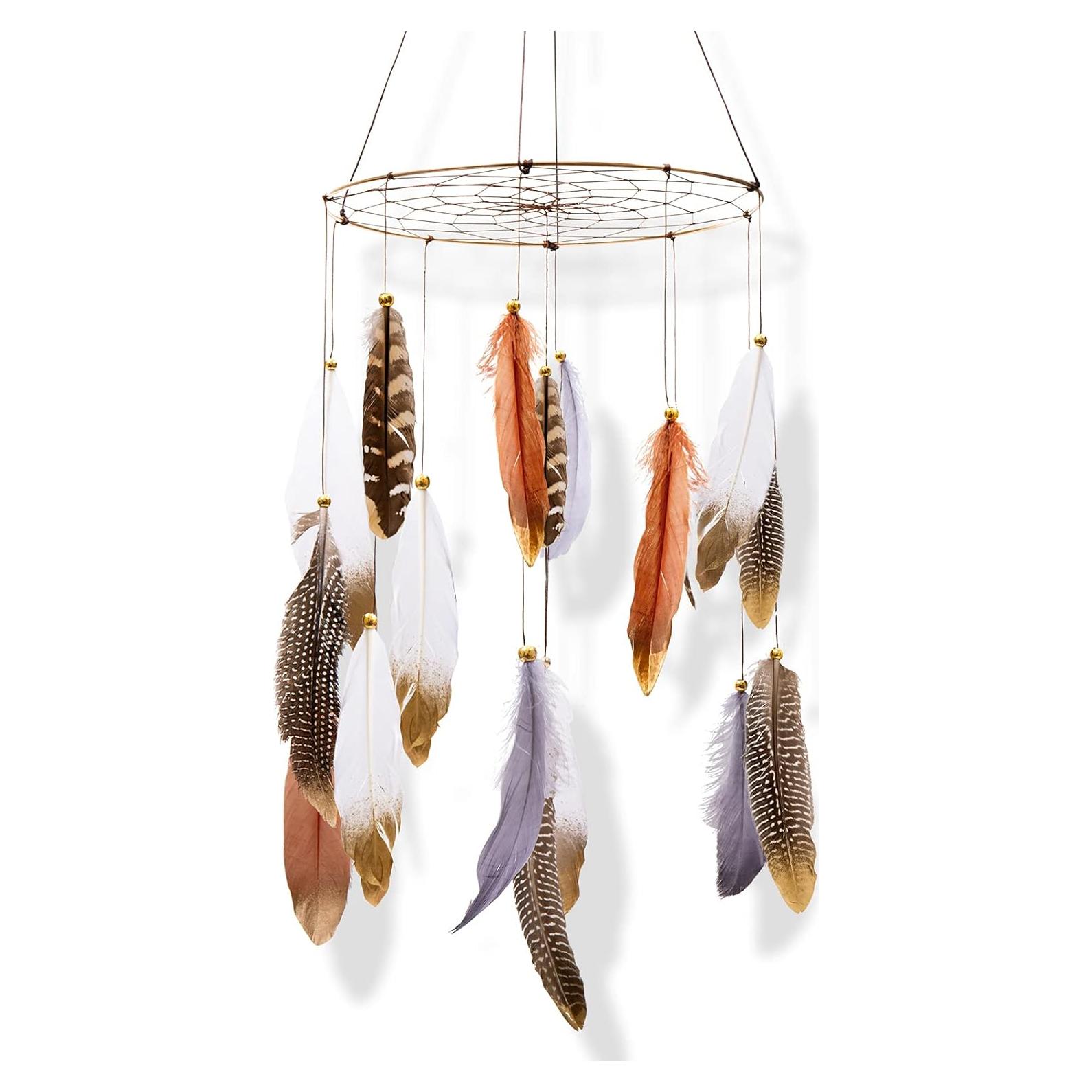 Móvil Atrapa Sueños Boho ANROYE 25cm Decoración Infantil