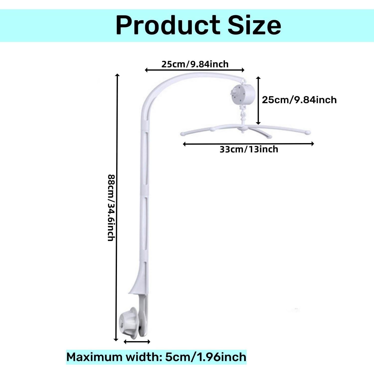 Soporte de Campana de Cuna Sweetfamily 86 cm con Caja Musical