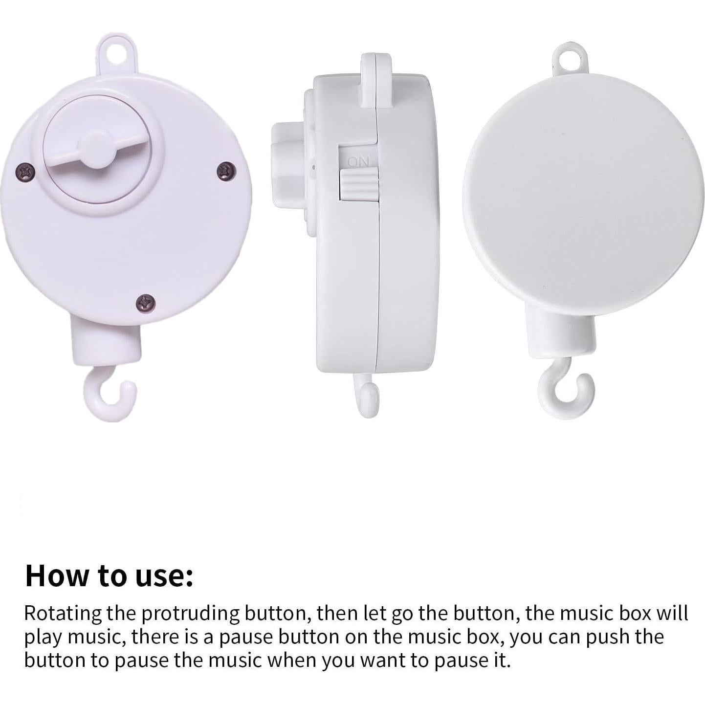 Soporte de Campana de Cuna Sweetfamily 86 cm con Caja Musical