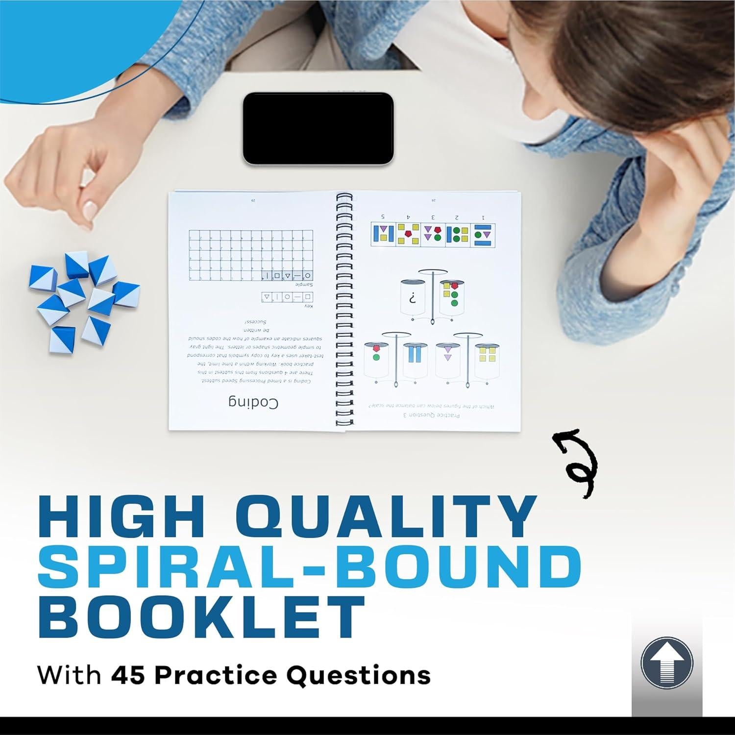 Conjunto de Práctica WISC-V Prfc.NL - 45 Actividades y 9 Cubos