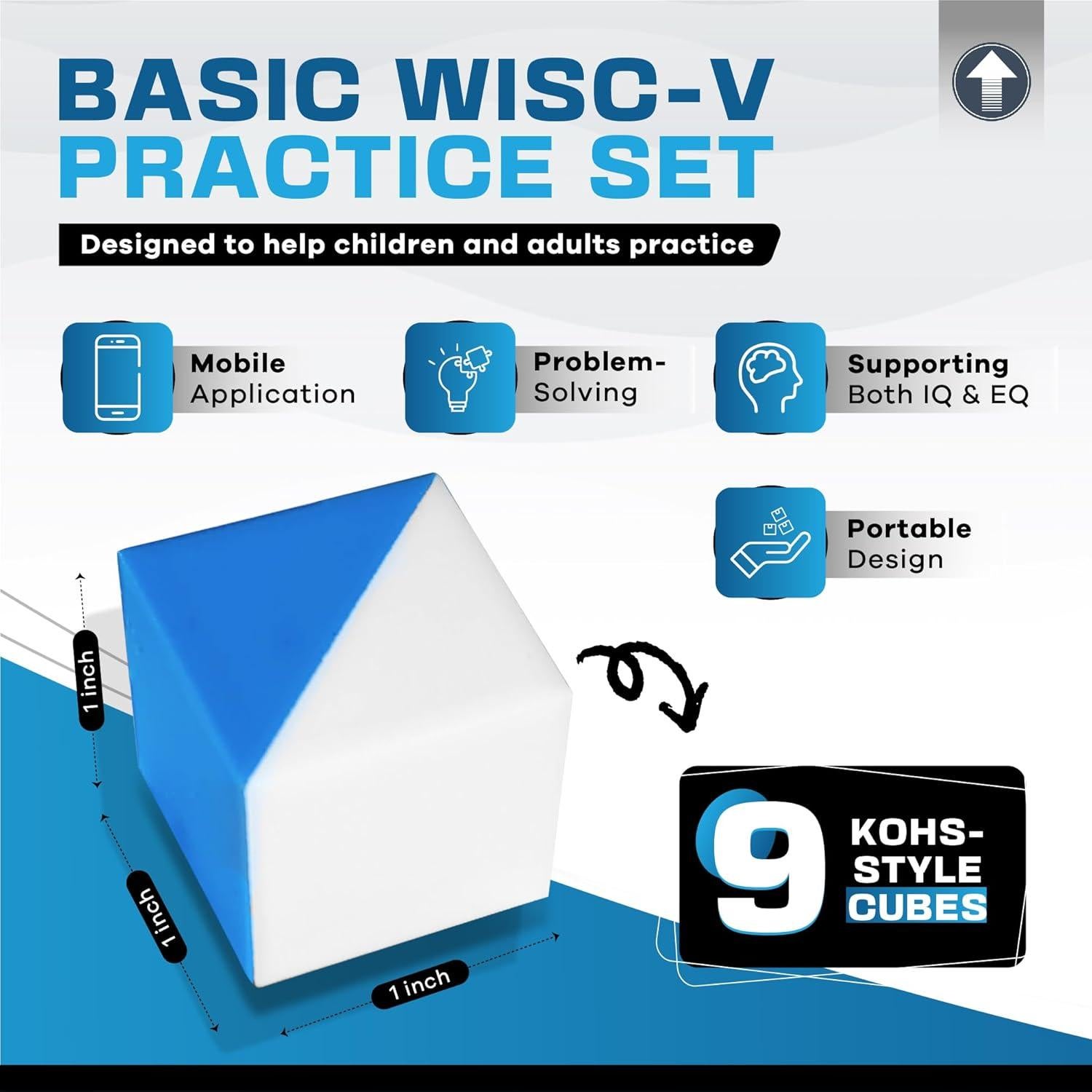 Conjunto de Práctica WISC-V Prfc.NL - 45 Actividades y 9 Cubos