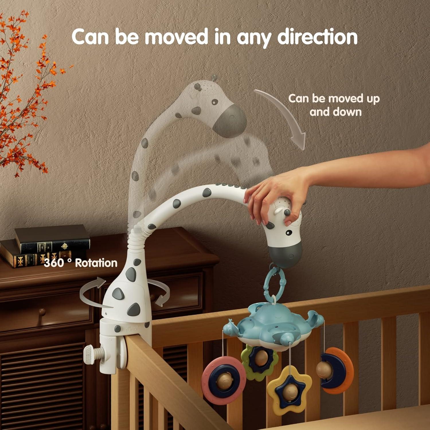 Móvil de Cuna Tumama 3 en 1 con Control Remoto y Proyector