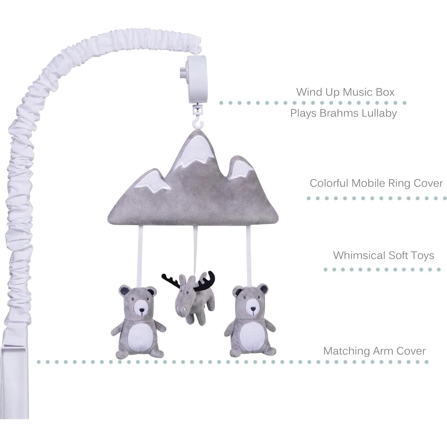 Móvil de Cuna Musical Trend Labs Bosque Montañas 1 Cuenta