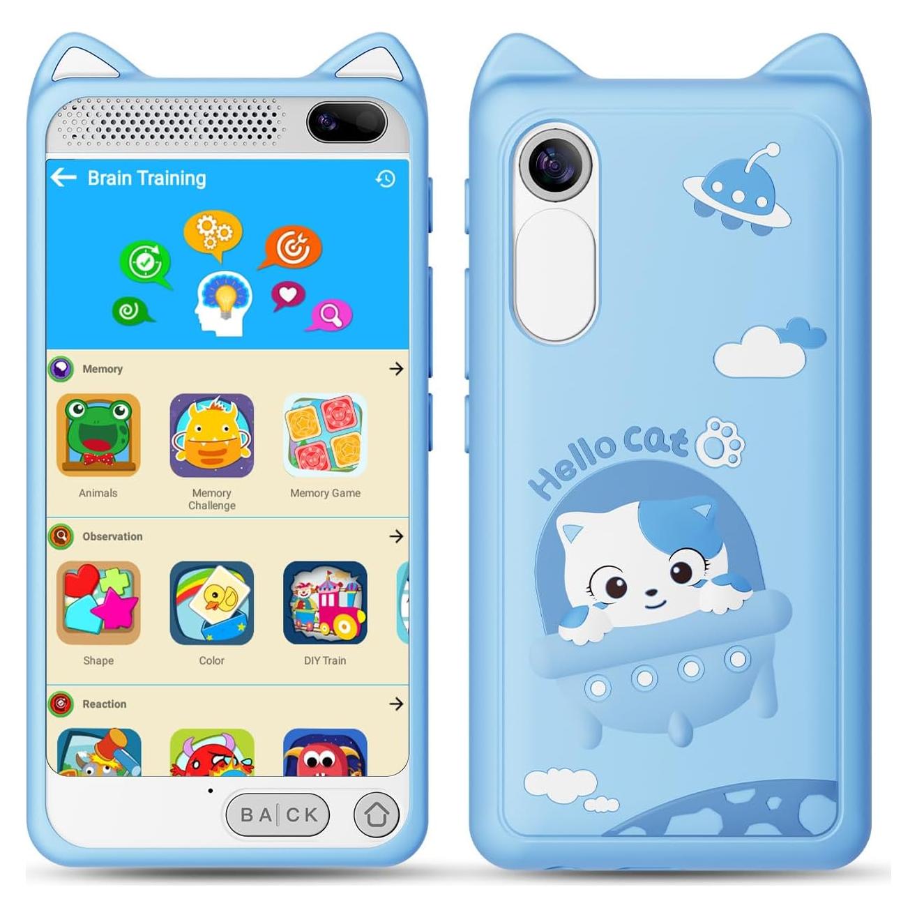 Teléfono Inteligente para Niños E teacher-TYF D21 3.97" Azul