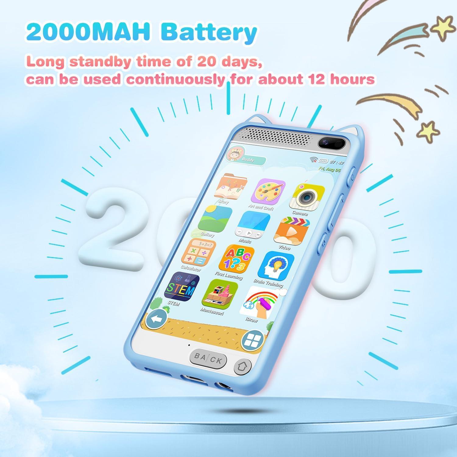 Teléfono Inteligente para Niños E teacher-TYF D21 3.97" Azul