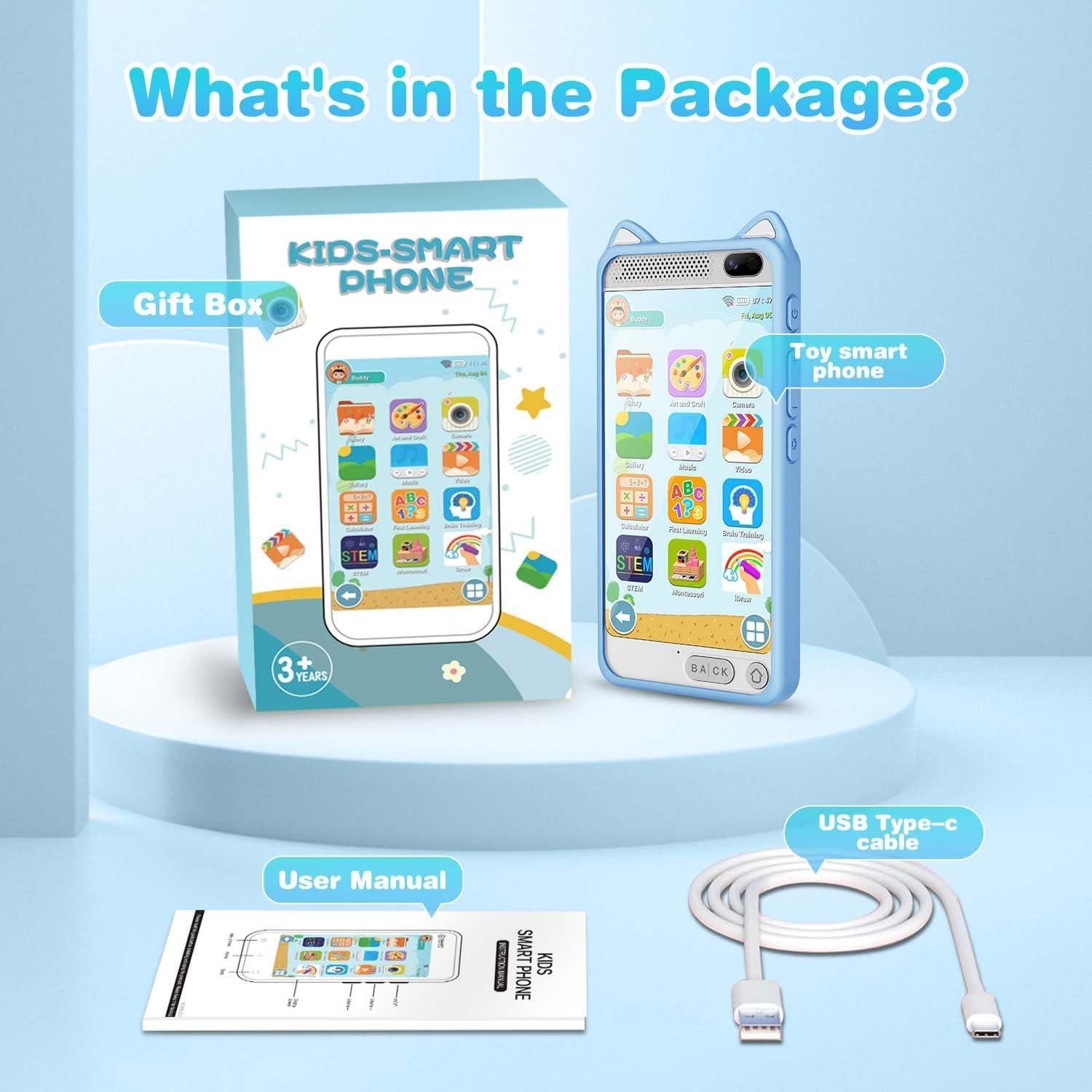 Teléfono Inteligente para Niños E teacher-TYF D21 3.97" Azul