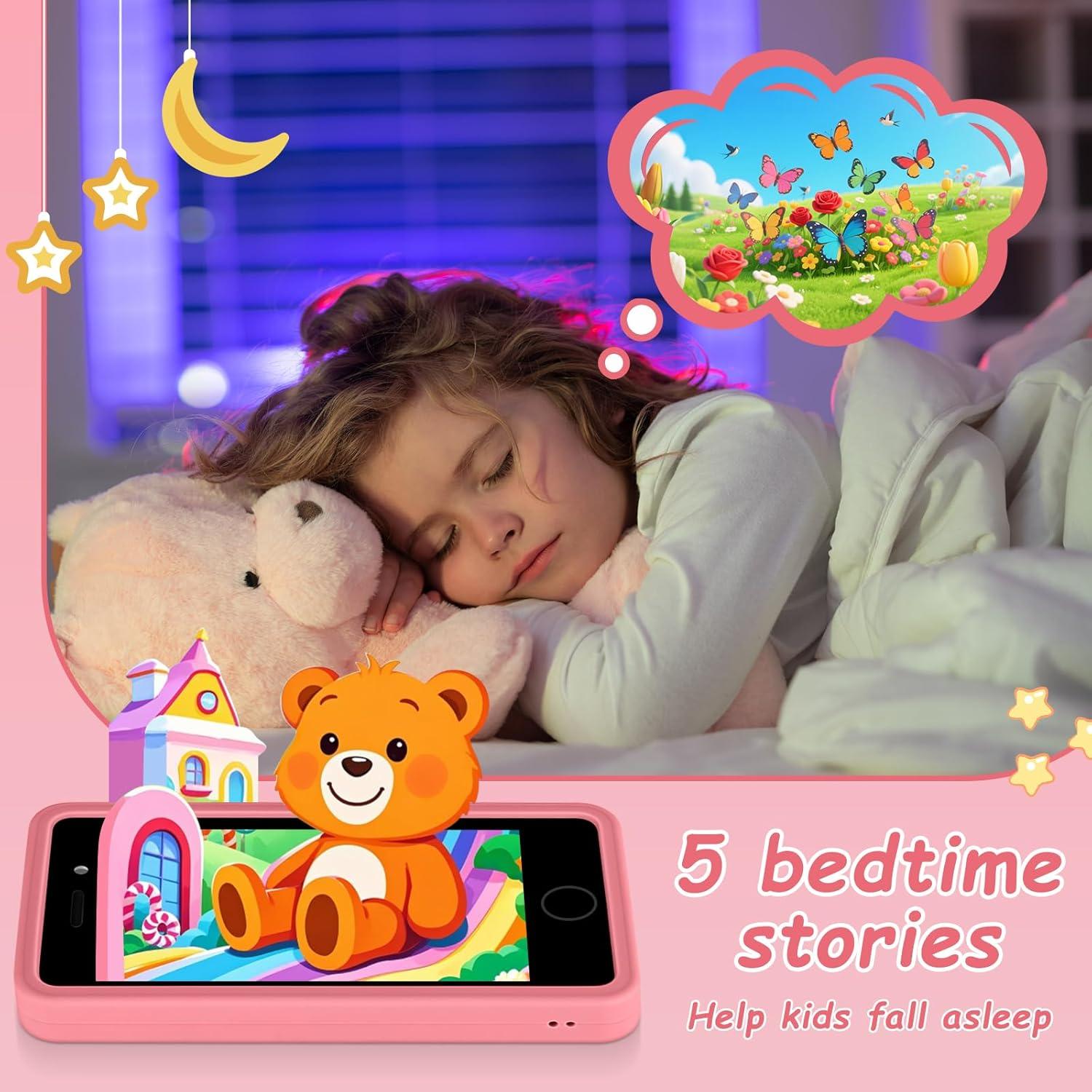 Teléfono Inteligente para Niños GREENCREEK Rosa 3.97" Doble Cámara