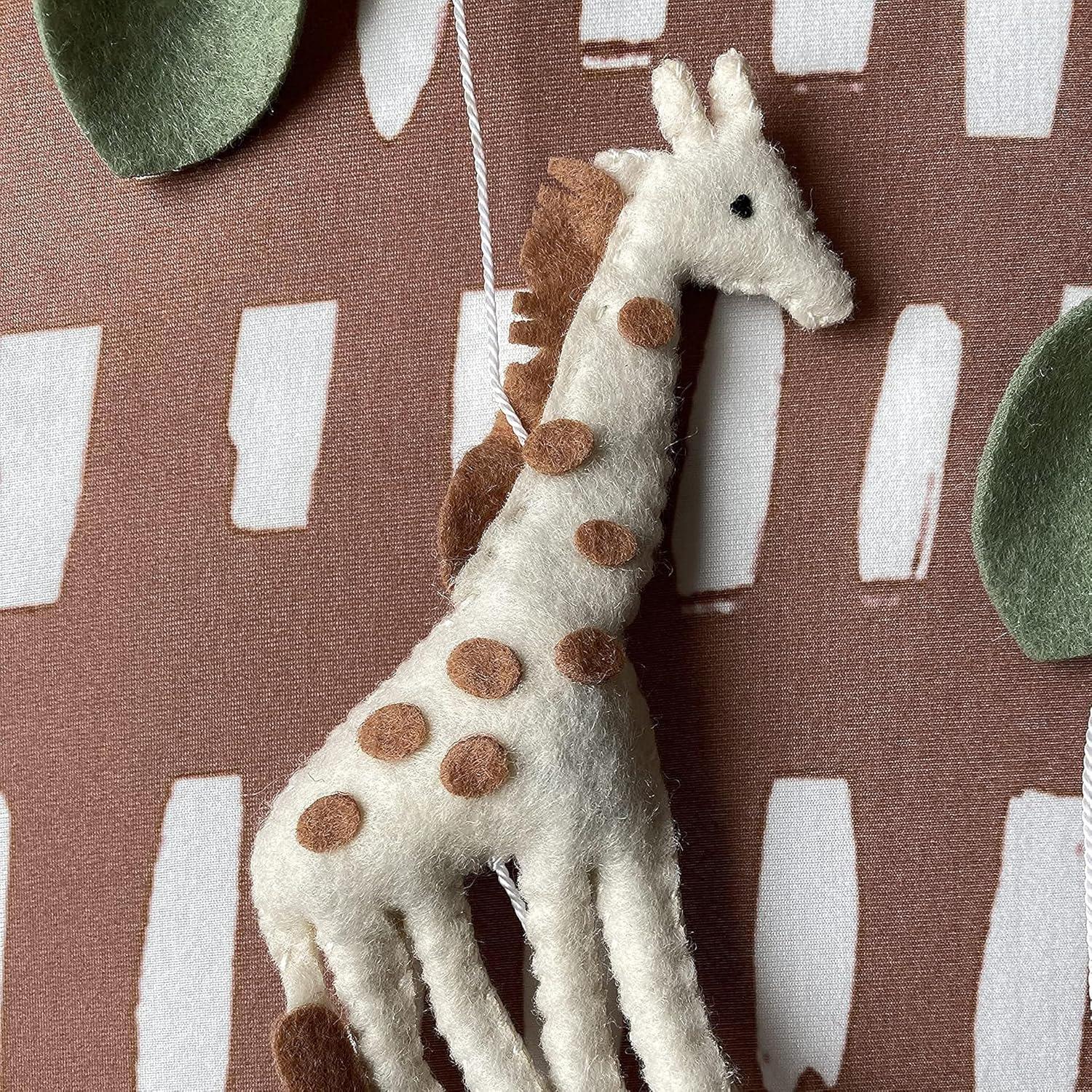 Móvil de Cuna Aventura Safari Sorrel + Fern - Fieltro Ajustable