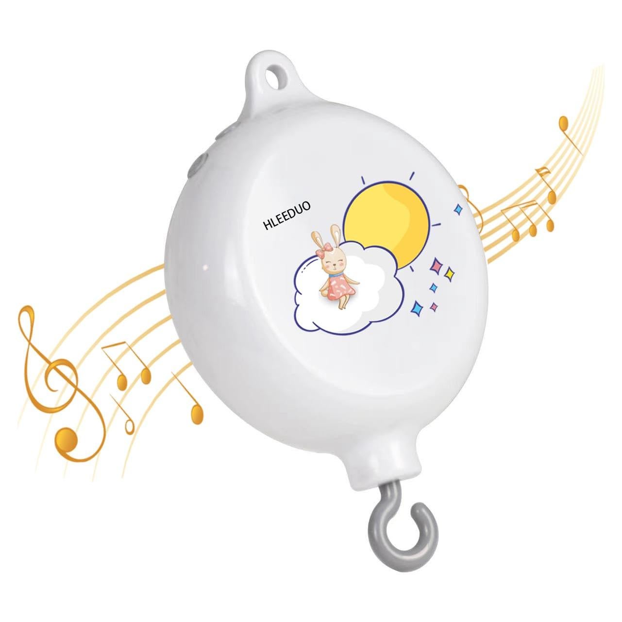 Caja de Música para Bebés HLEEDUO con Motor Rotatorio y Control de Volumen