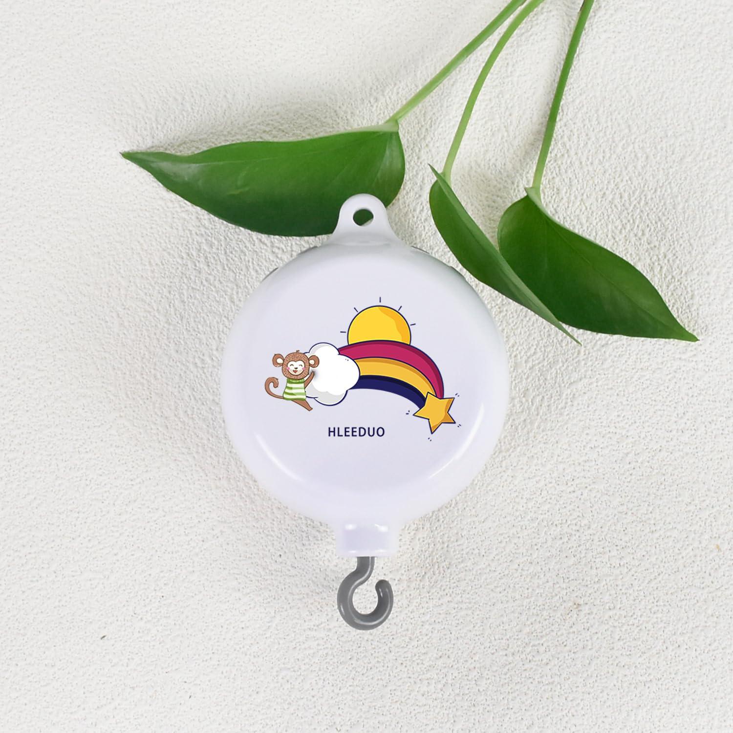 Caja de Música para Bebés HLEEDUO con Motor Rotatorio y Control de Volumen