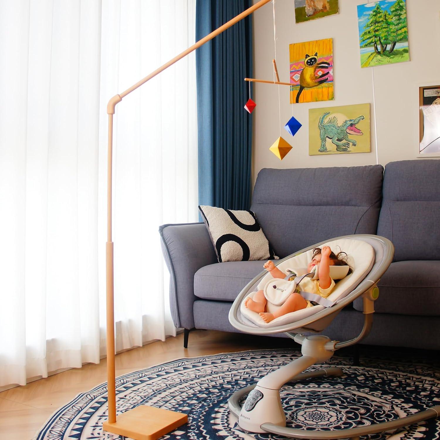 Móvil Montessori Geométrico Purgano - Octaedro Colgante Madera