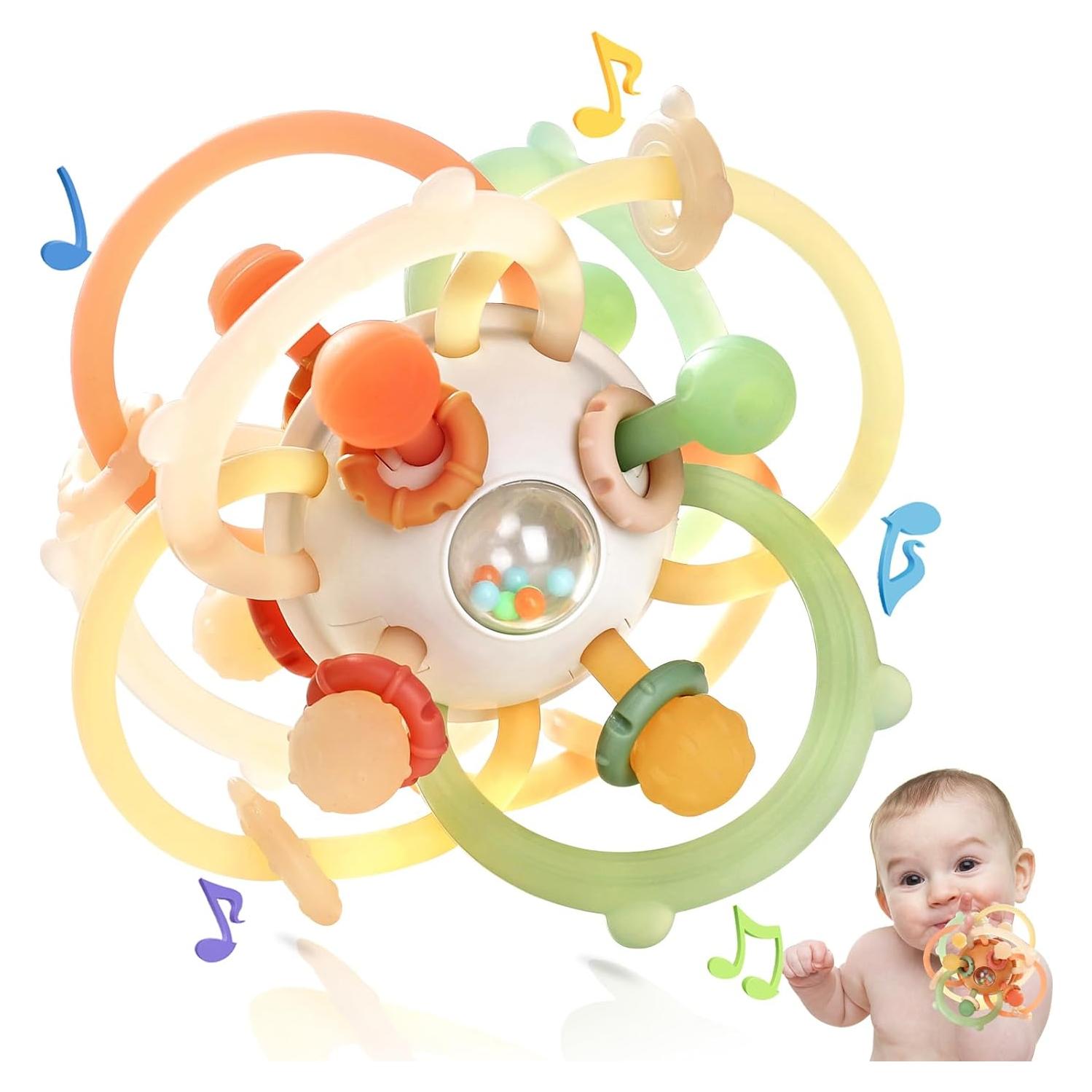 Juguete de Dentición Sensorial Orzbow para Bebés - Silicona BPA Free